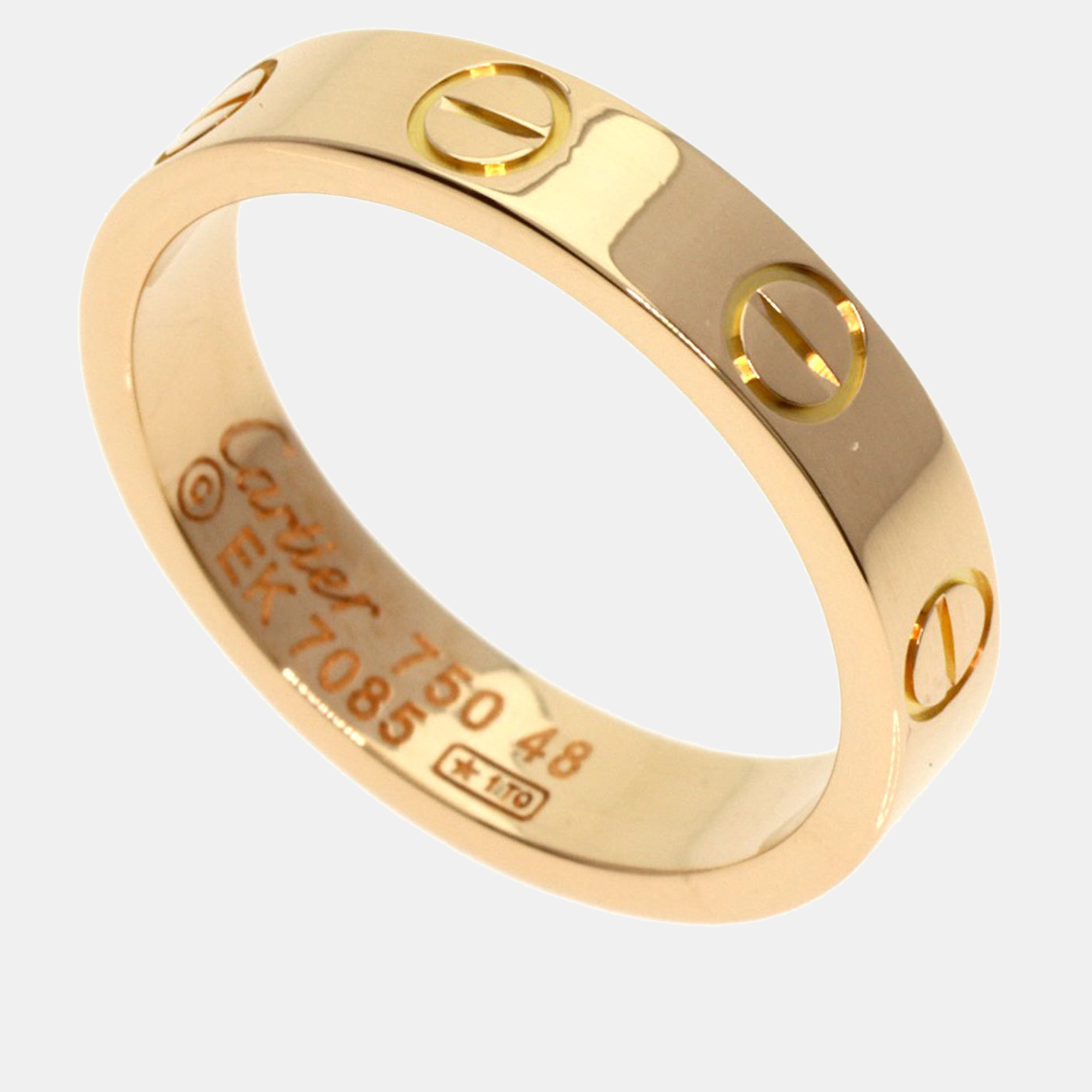 Cartier ring 750 48 sale