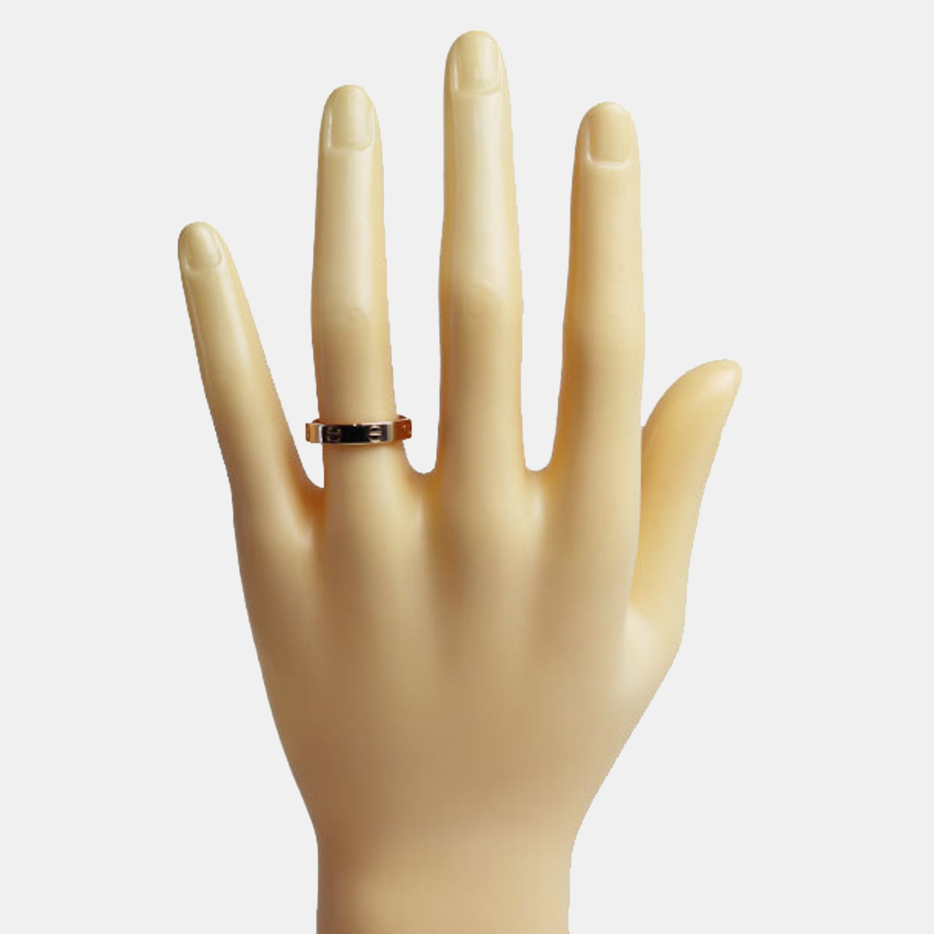 

Cartier 18K Rose Gold Love Band Ring EU 52