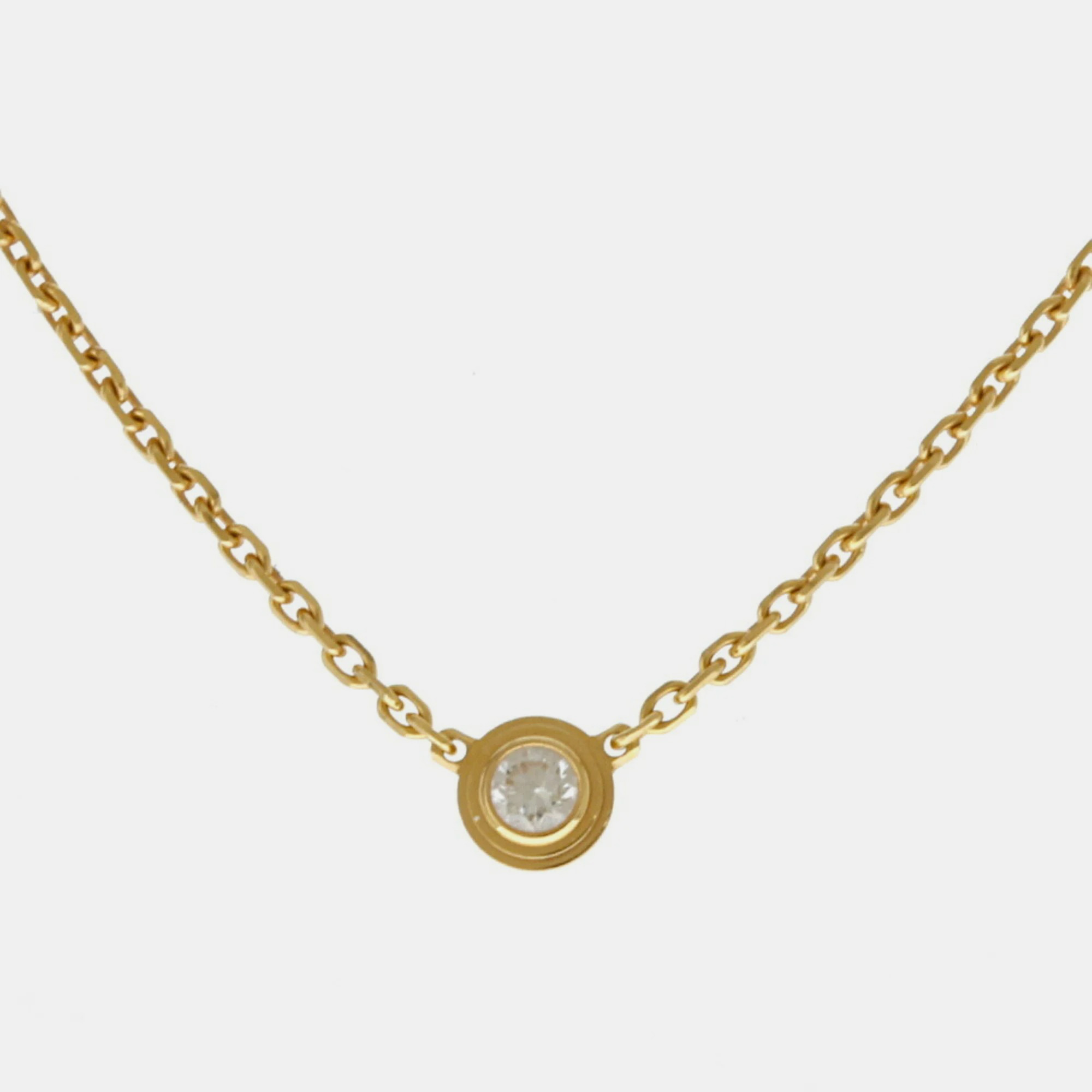 

Cartier 18K Yellow Gold and Diamond D'amour Pendant Necklace