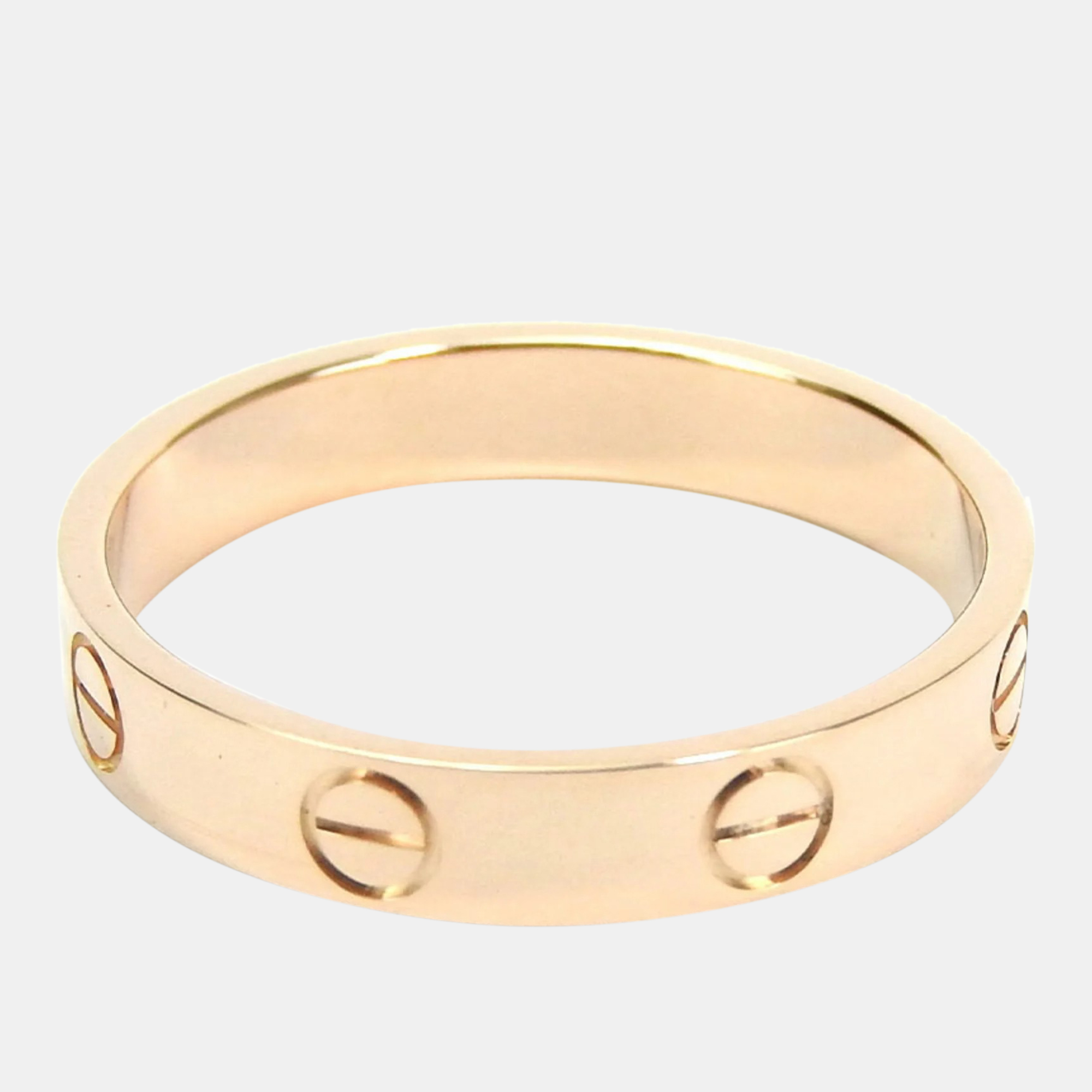

Cartier 18K Rose Gold Love Band Ring EU 56