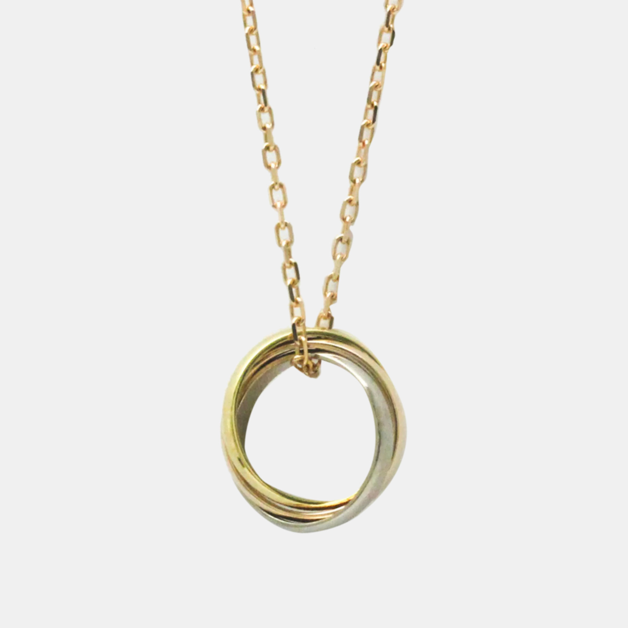 

Cartier 18K Yellow, Rose, White Gold Trinity Pendant Necklace