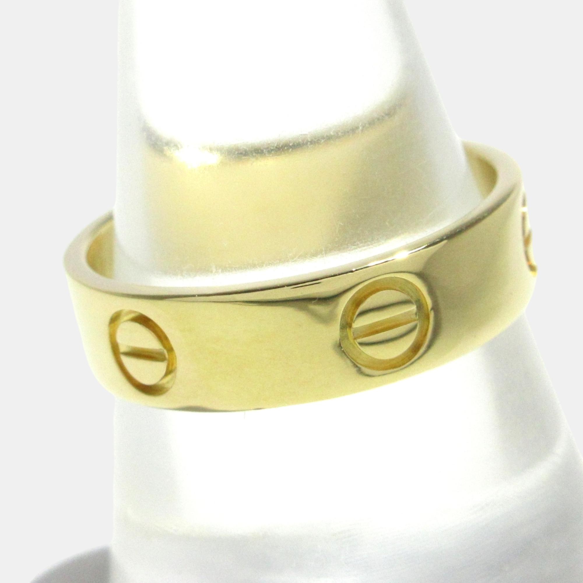 

Cartier 18k Yellow Gold Love Ring Size 59