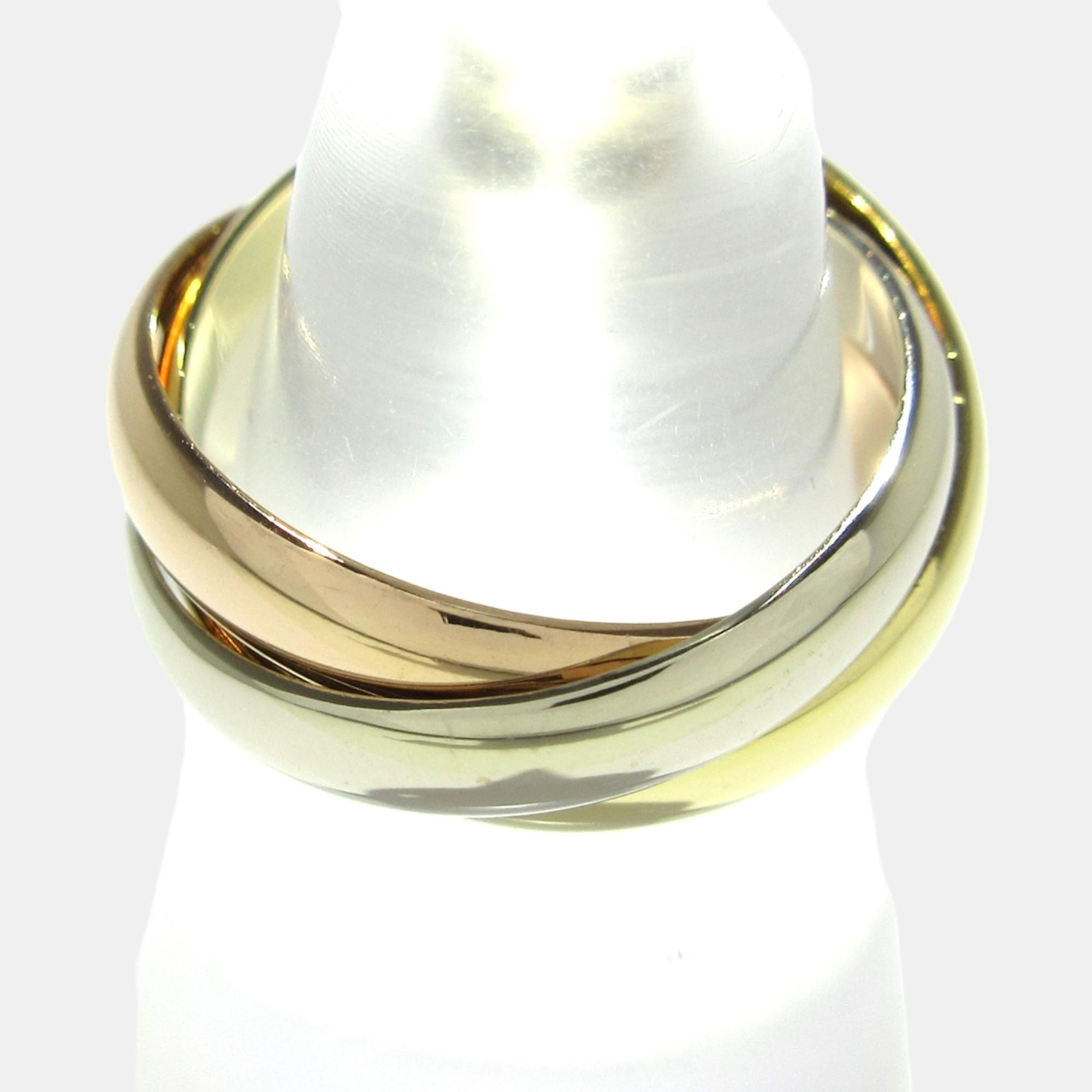 

Cartier 18K Yellow Gold Trinity Ring 50