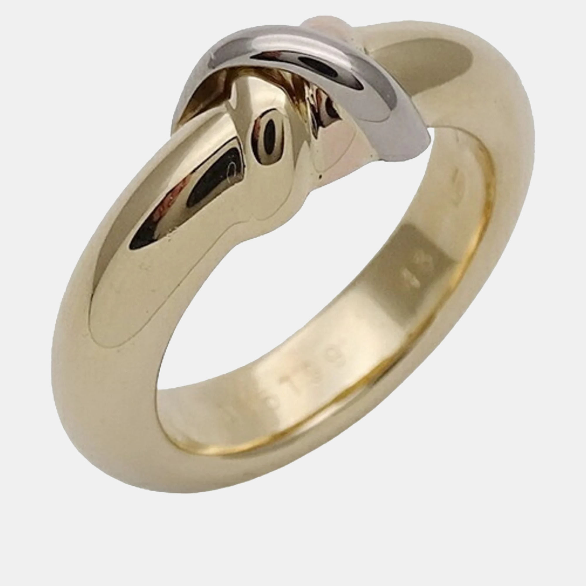 

Cartier 18K Yellow, Rose, White Gold Vintage Trinity Band Ring EU 48