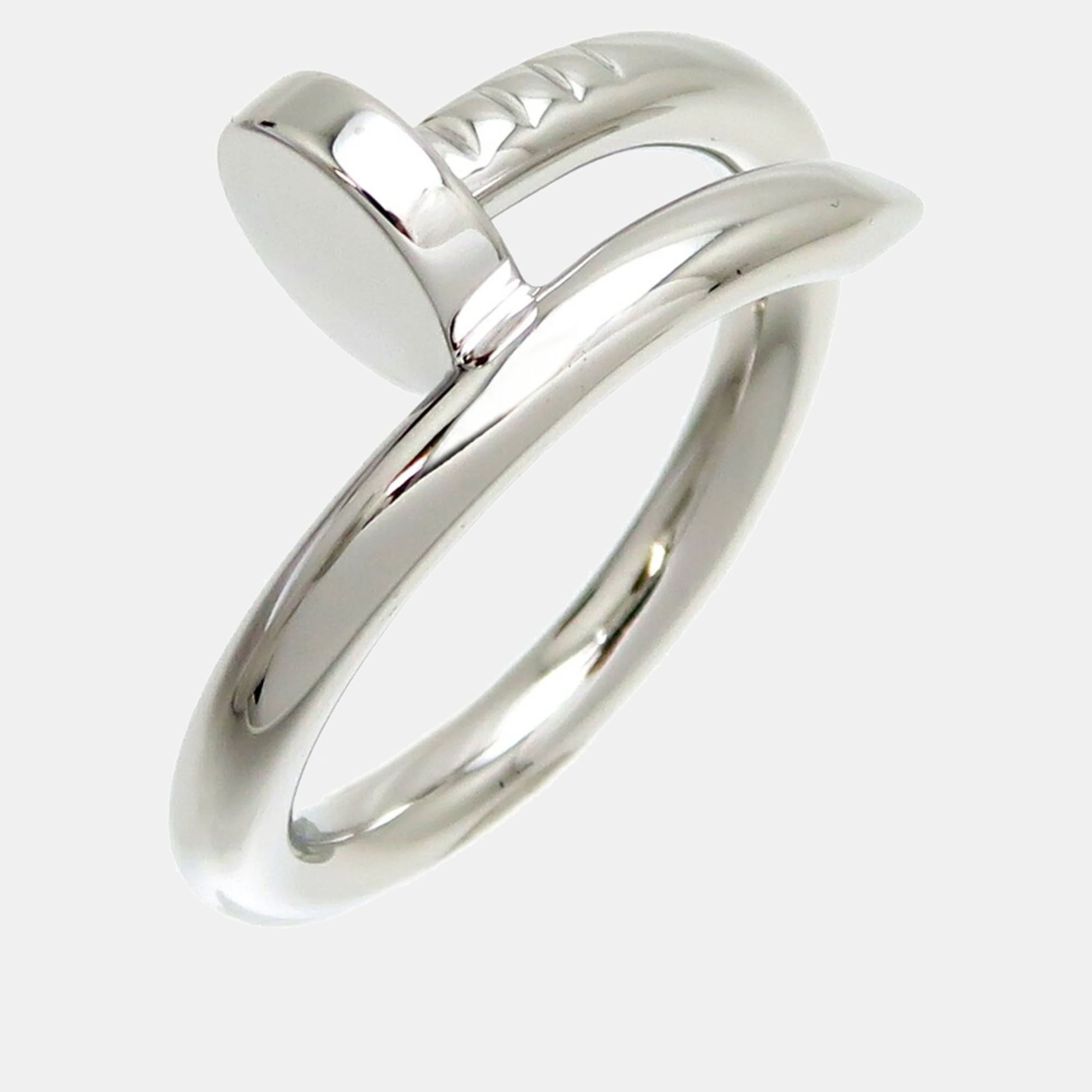

Cartier 18K White Gold Juste Un Clou Ring EU 54