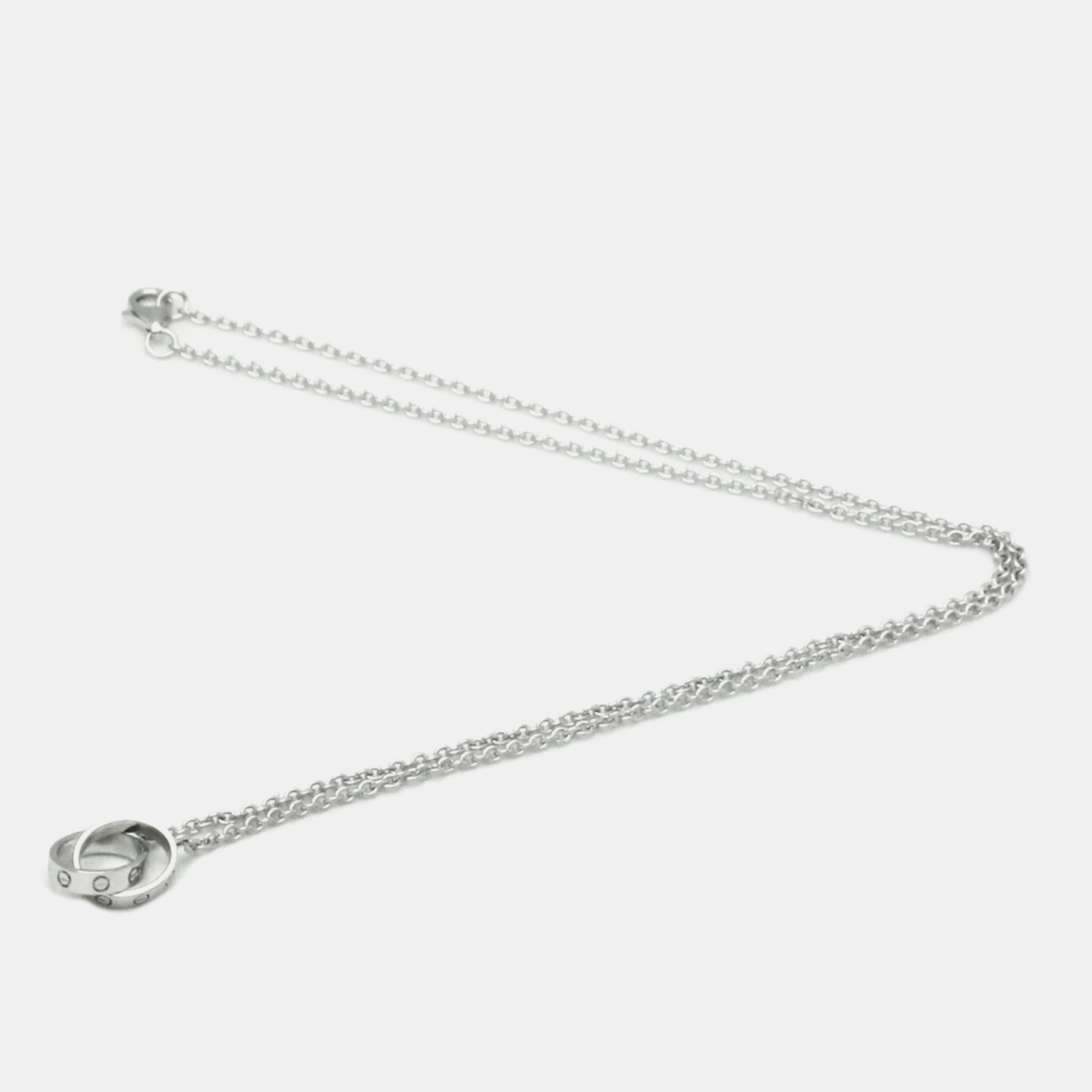 

Cartier 18K White Gold Love Pendant Necklace