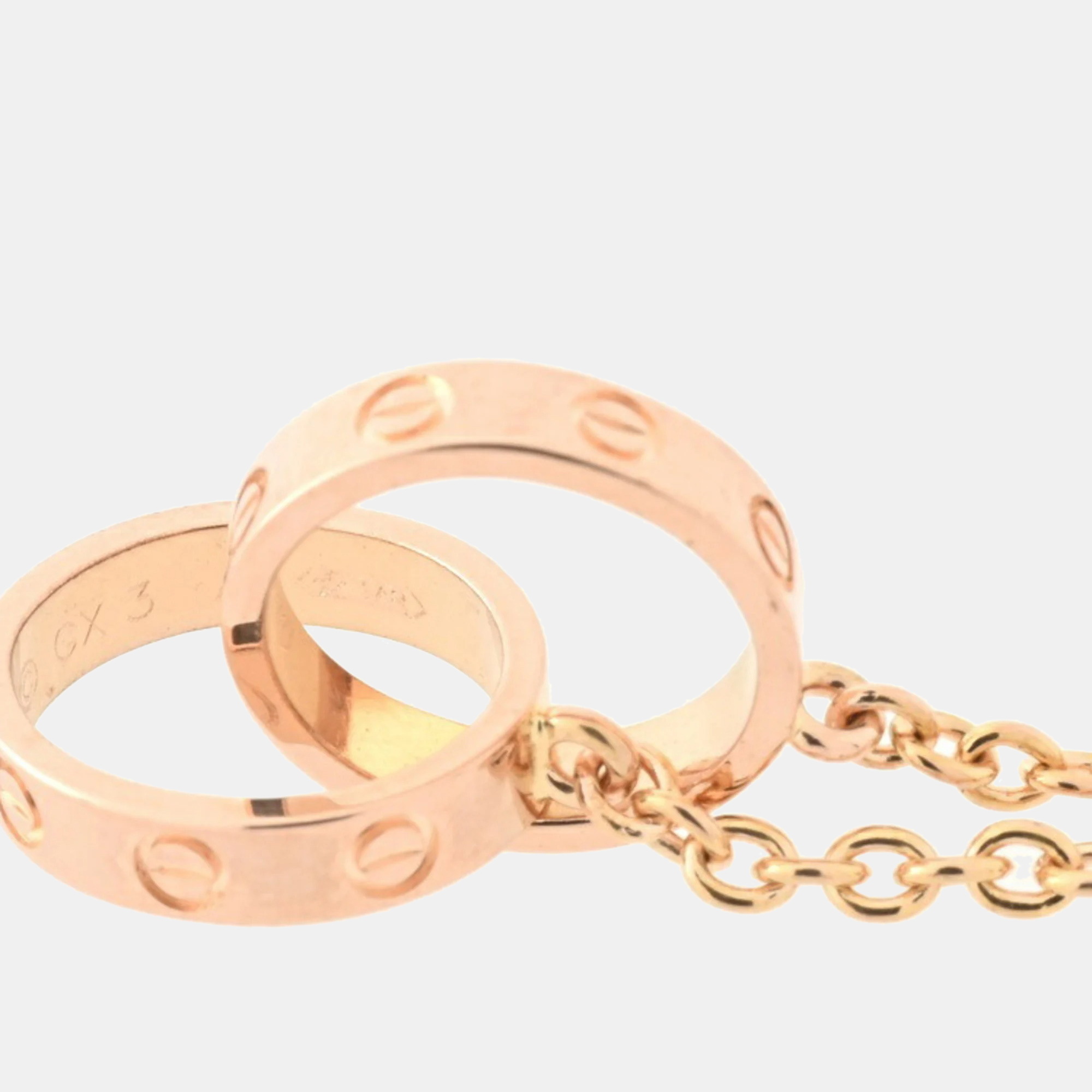

Cartier 18K Rose Gold Love Pendant Necklace