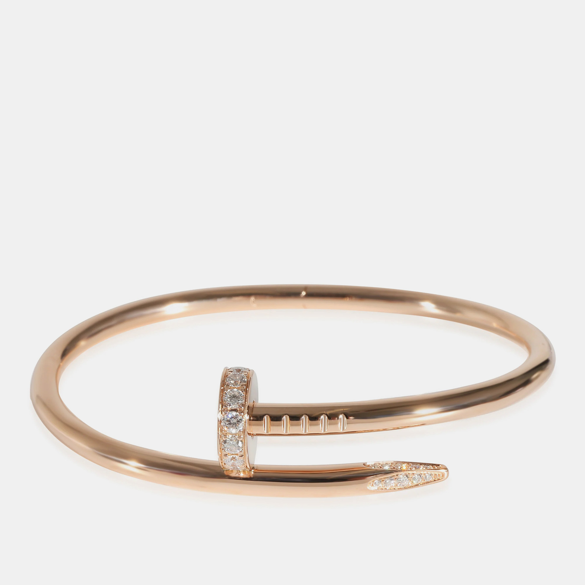 

Cartier Juste Un Clou Bracelet in 18K Rose Gold 0.58 CTW