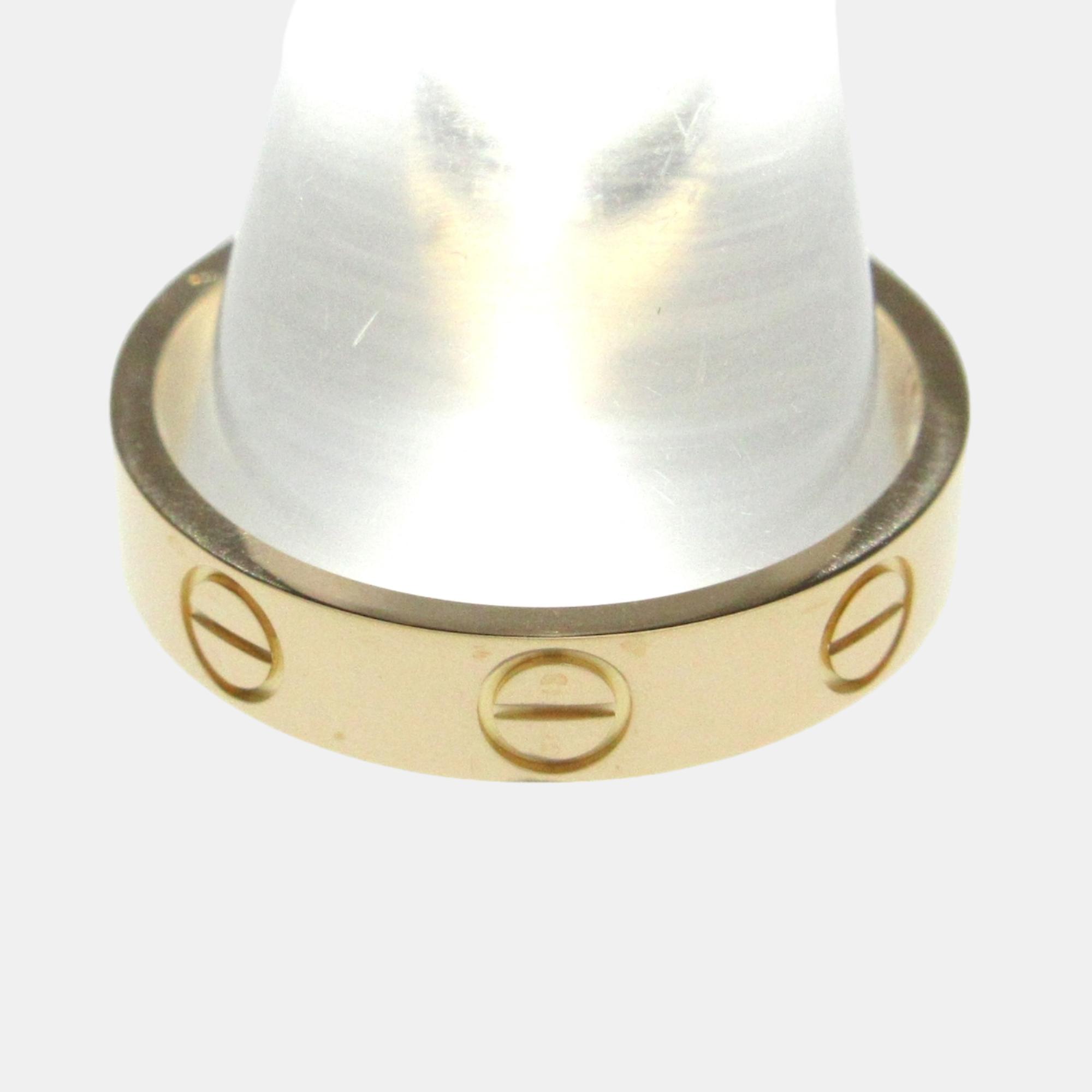 

Cartier Yellow Gold Love Ring Size 48