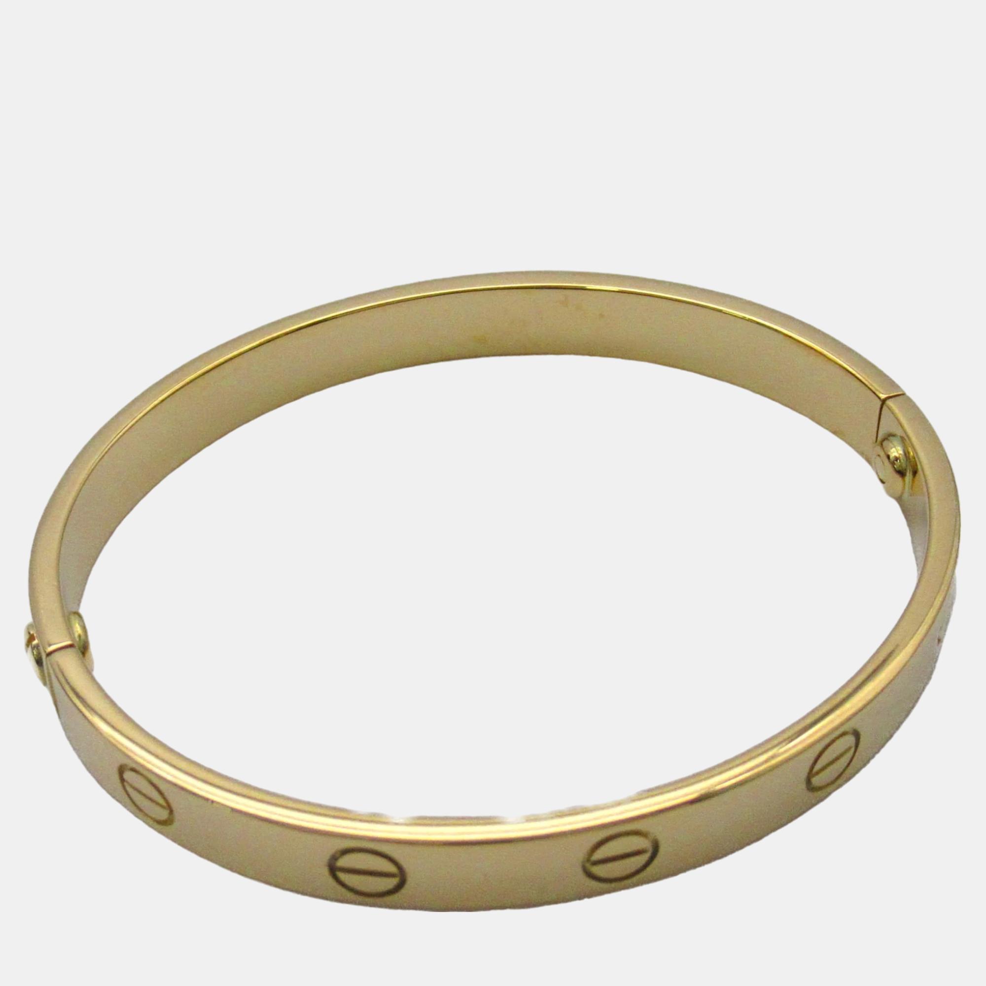 

Cartier 18K Yellow Gold Love Bangle Bracelet