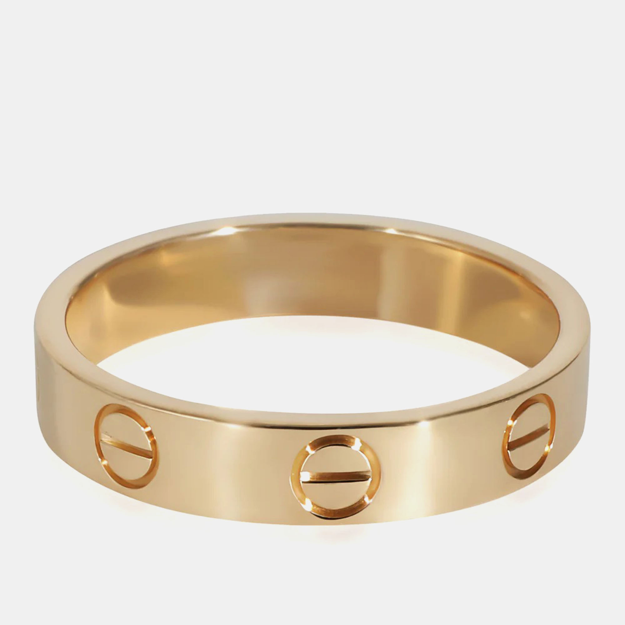 

Cartier Love Wedding Band in 18K Yellow Gold EU 52