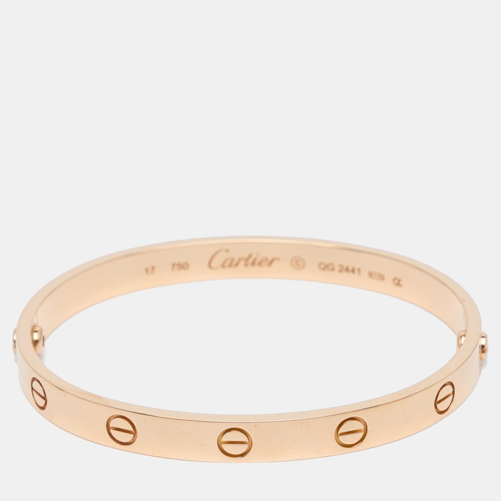 

Cartier 18K Gold Love Bracelet