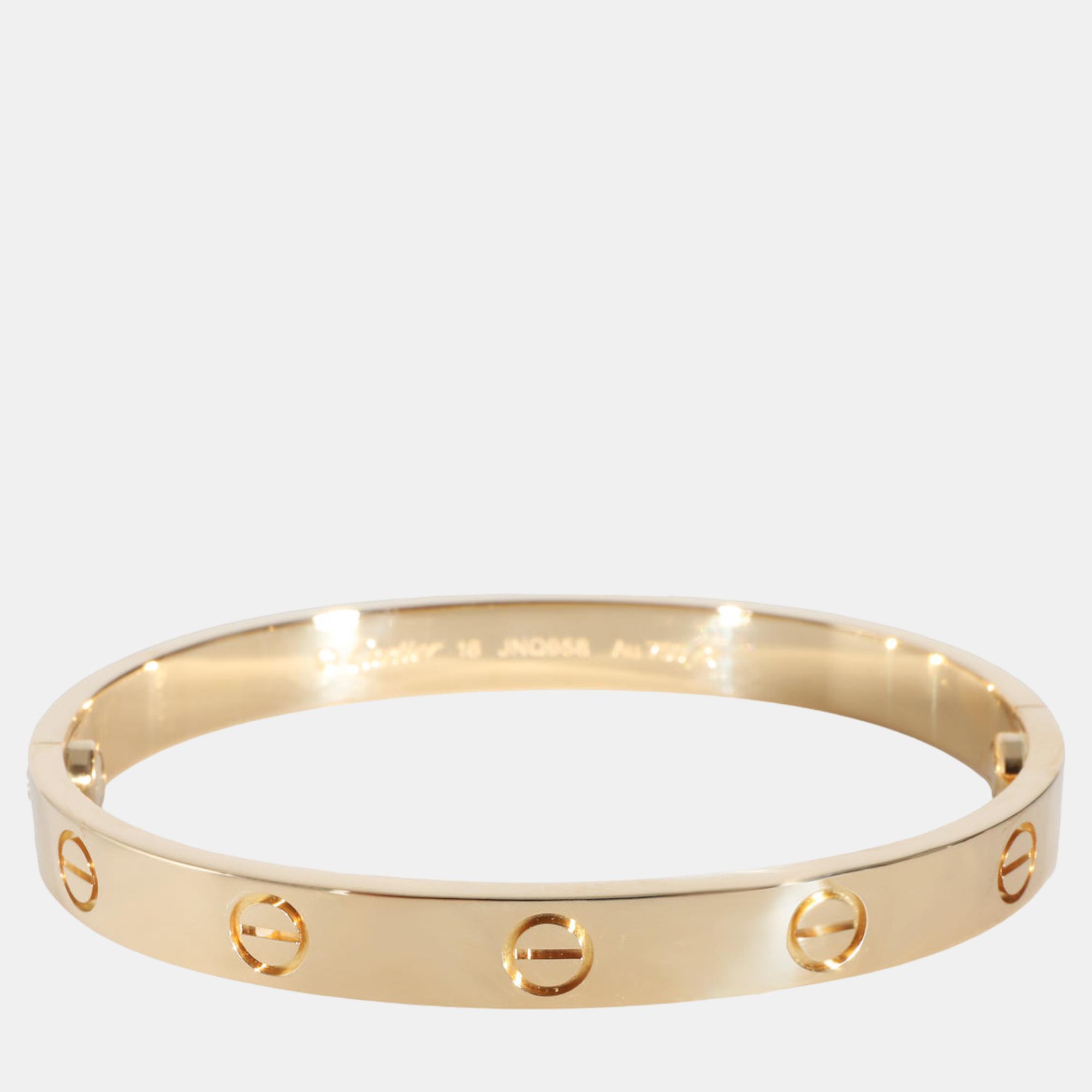 

Cartier Love Bracelet in 18k Yellow Gold