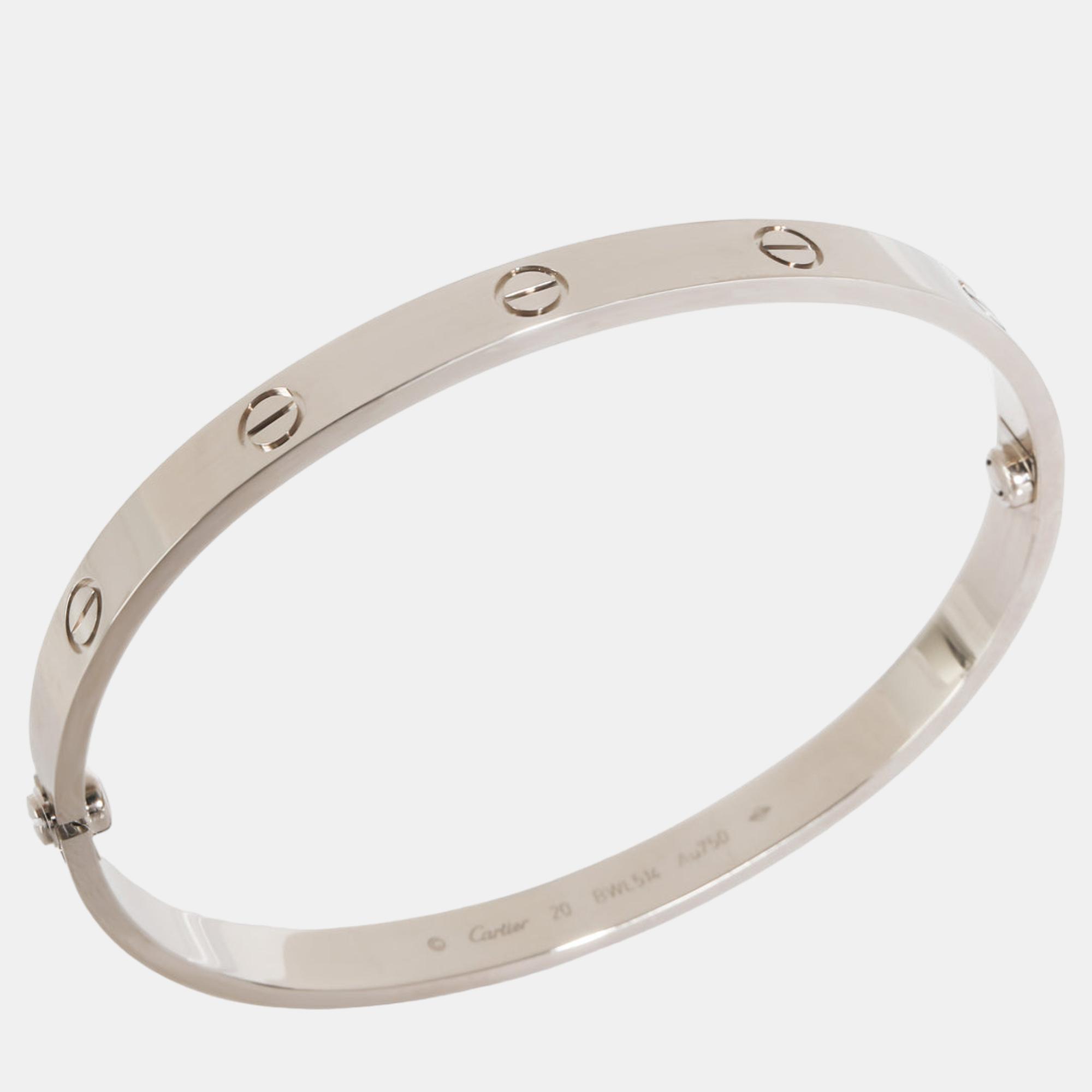 

Cartier Love Bangle in 18K White Gold