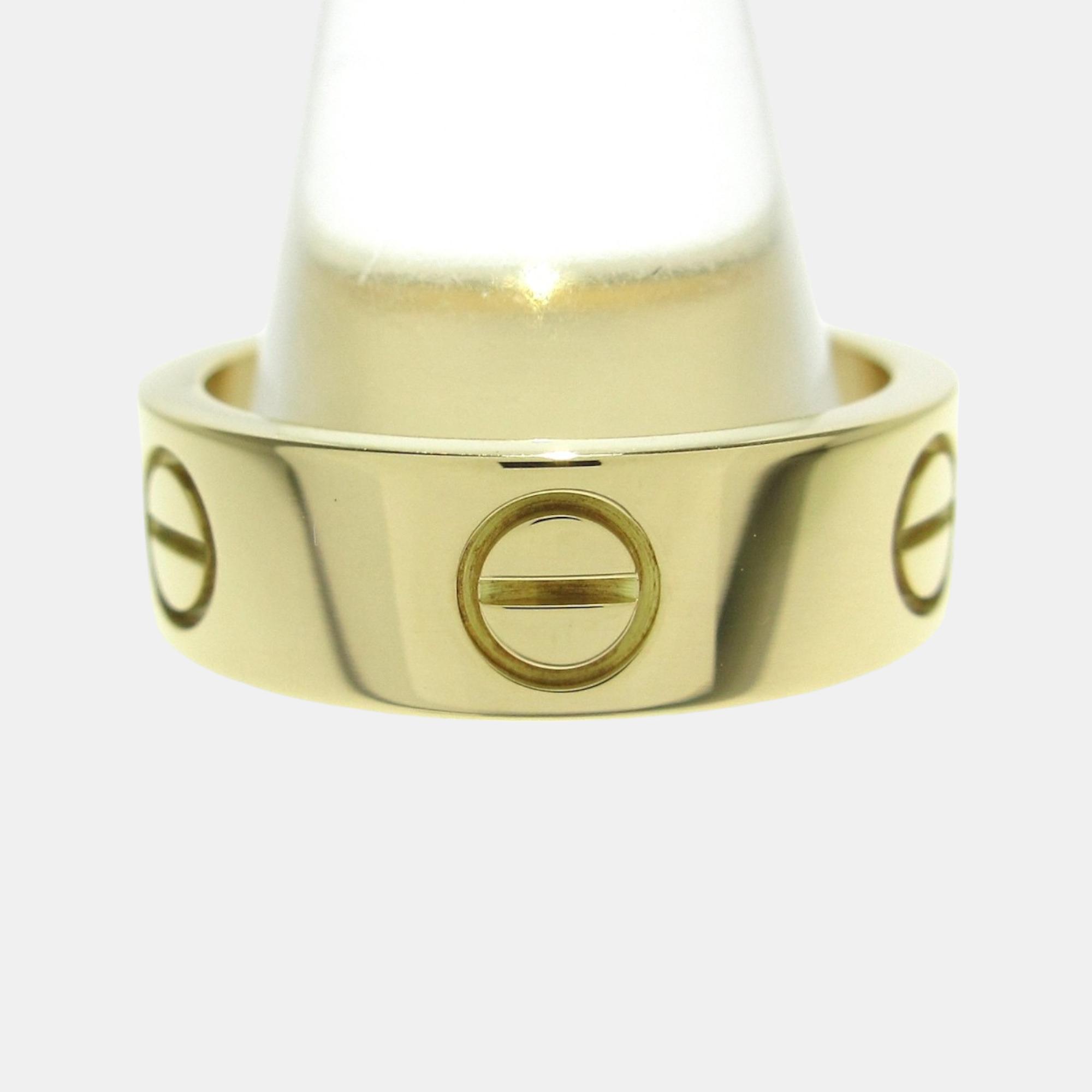 

Cartier Yellow Gold Love Ring