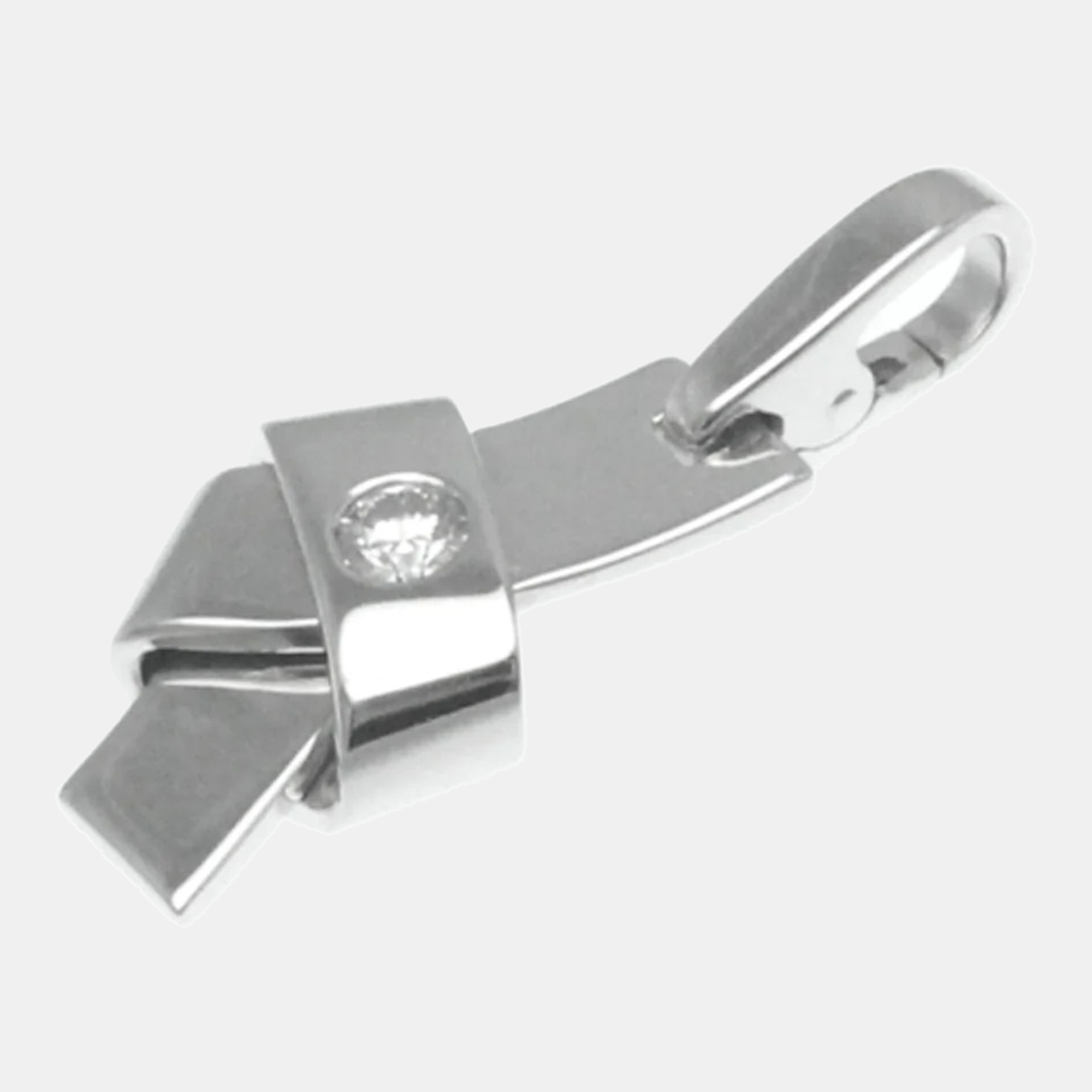 

Cartier Knot 18K White Gold Diamond Charms and Pendants
