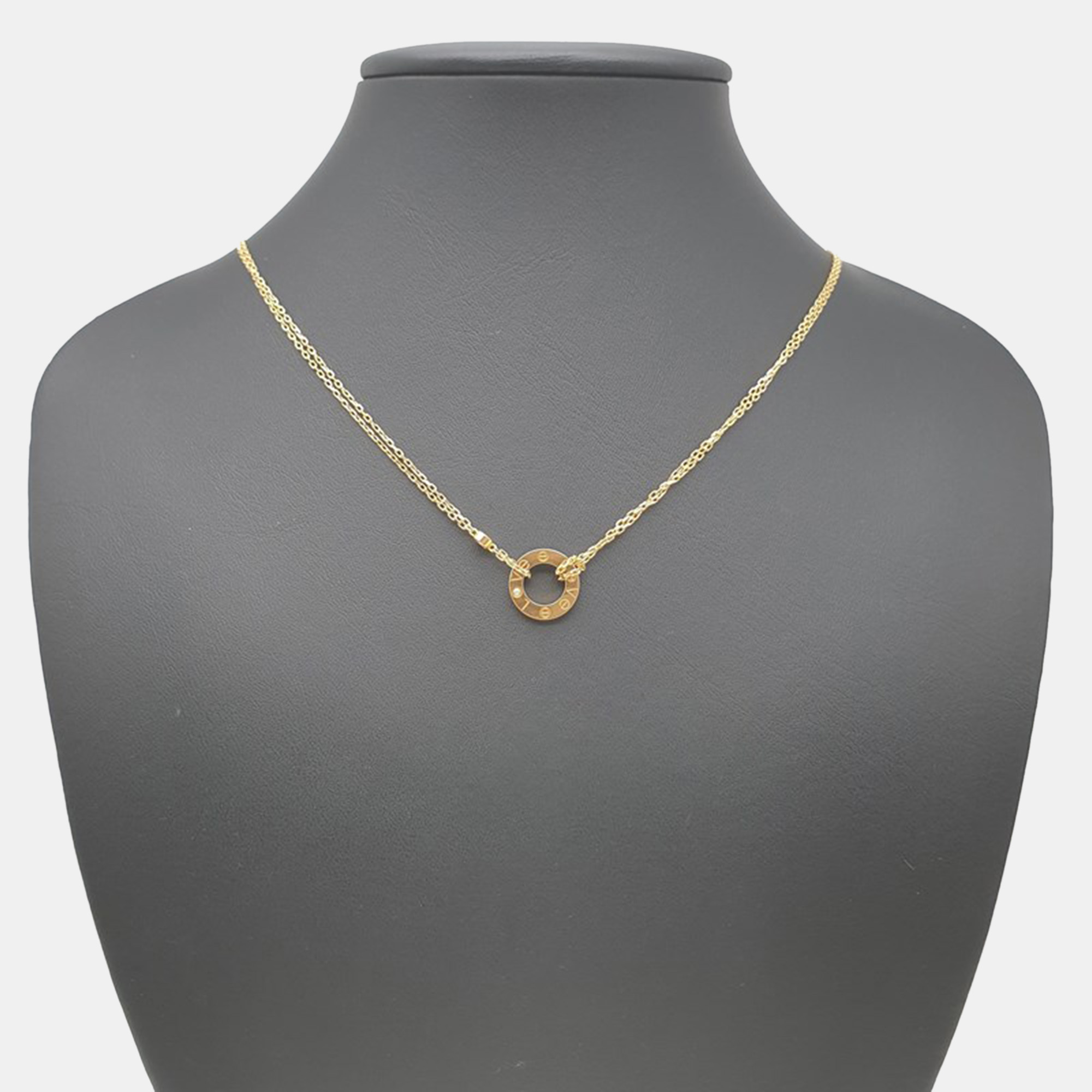 

Cartier 18K Rose Gold and Diamond Love Pendant Necklace