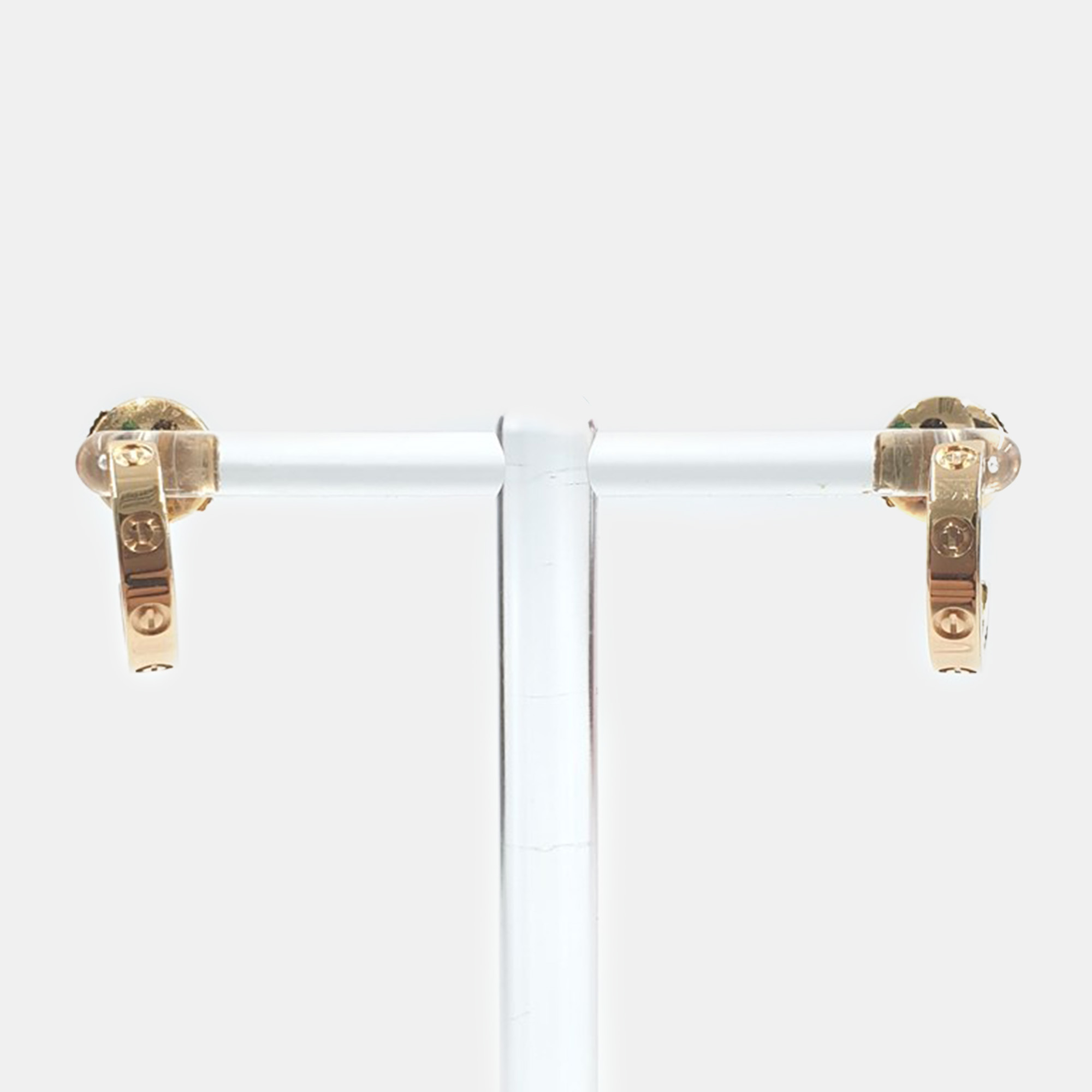 

Cartier 18K Rose Gold Love Hoop Earrings