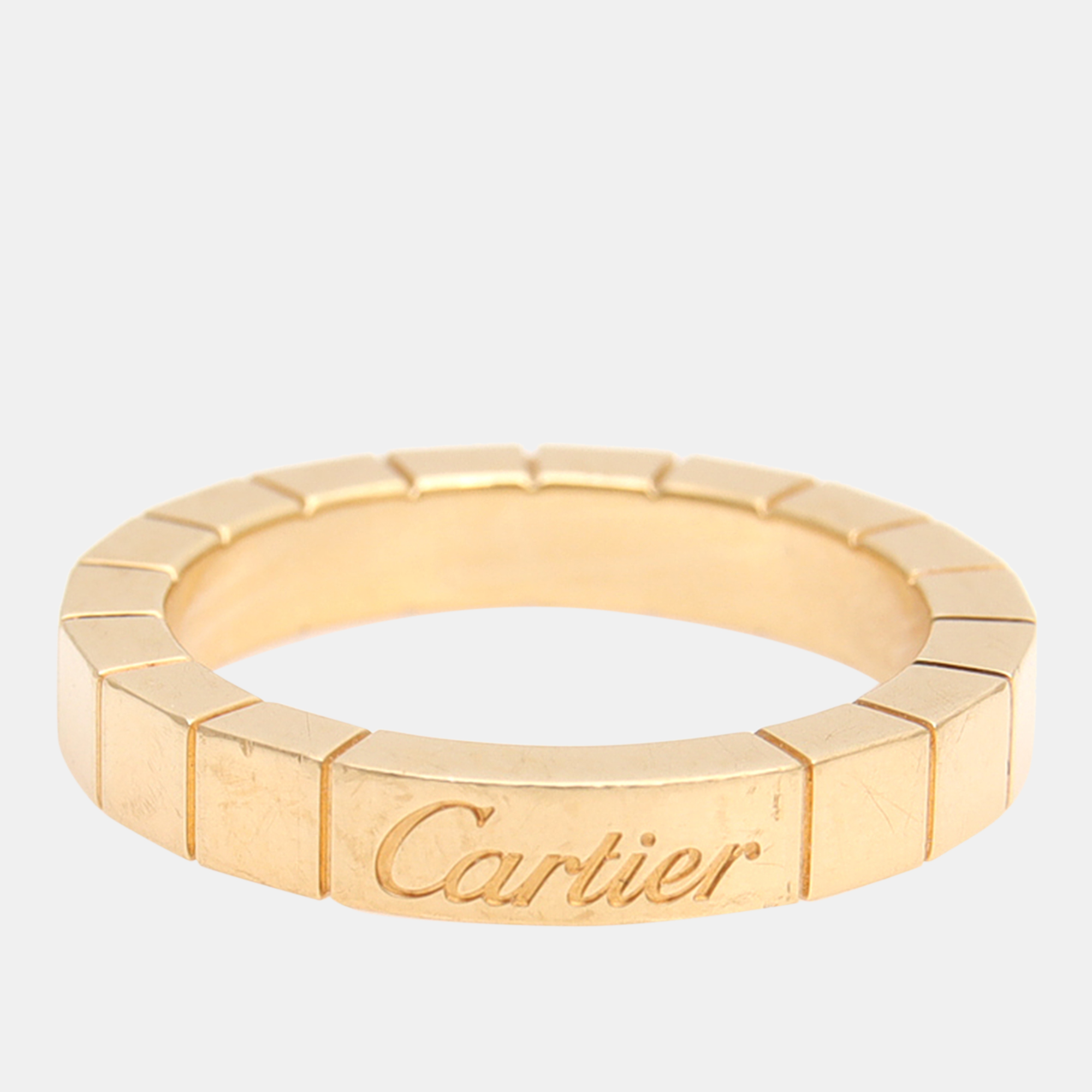 

Cartier 18K Yellow Gold Lanieres Band Ring EU 48