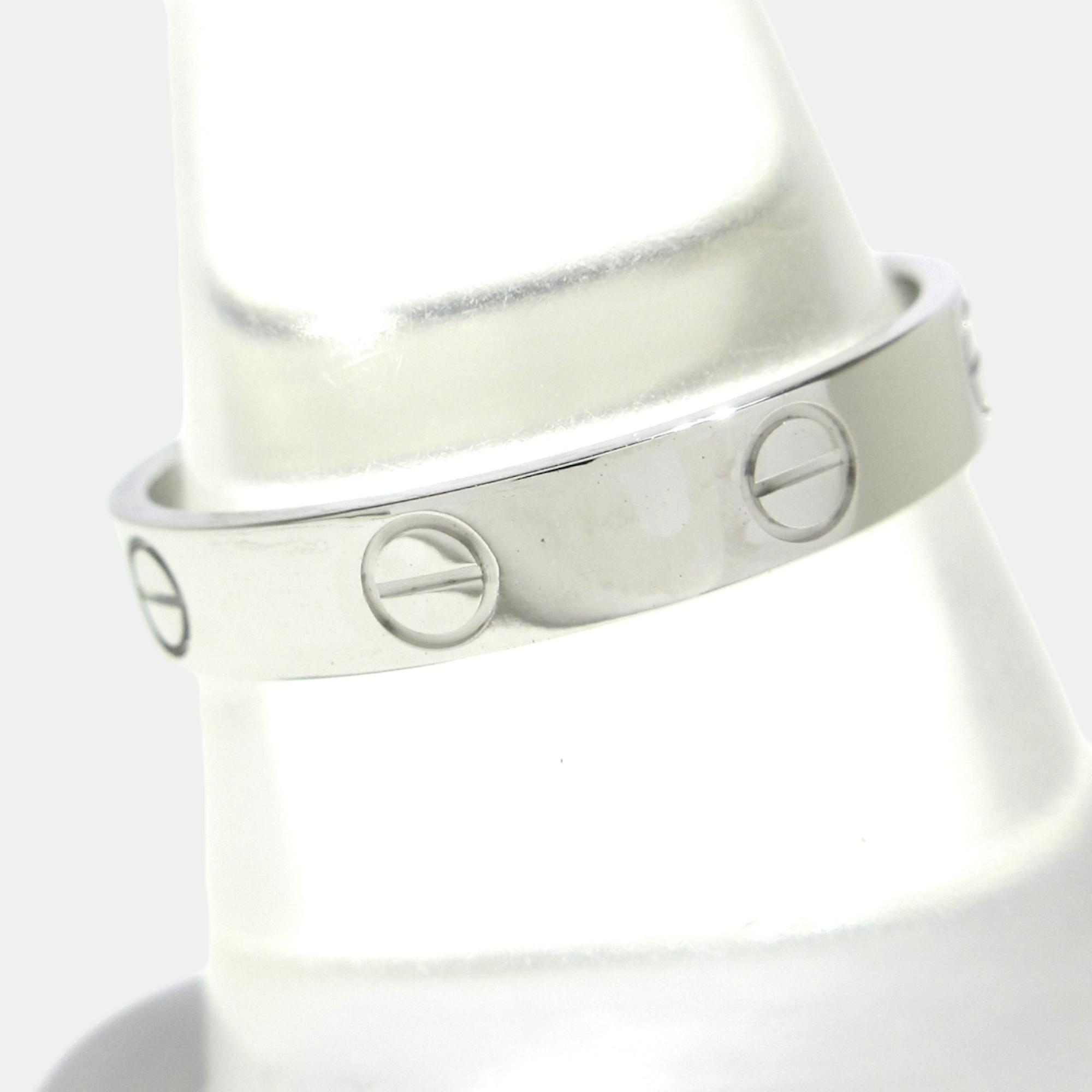 

Cartier Love White Gold Rings US 8.75