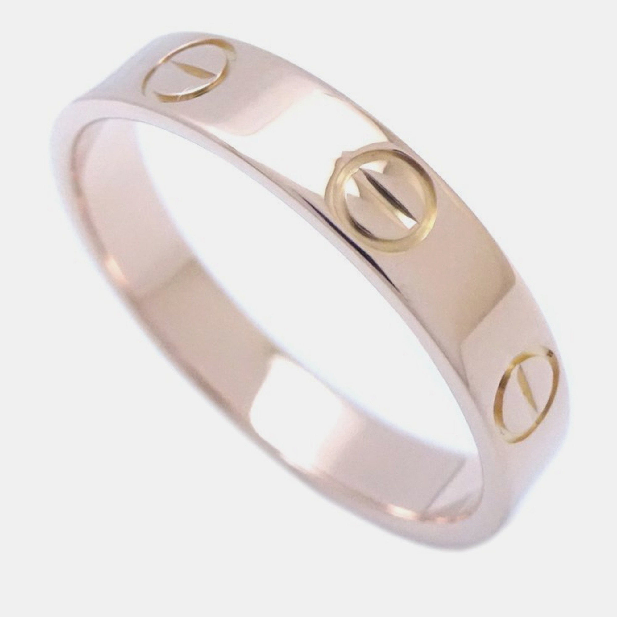 

Cartier 18K Rose Gold Love Band Ring EU 53