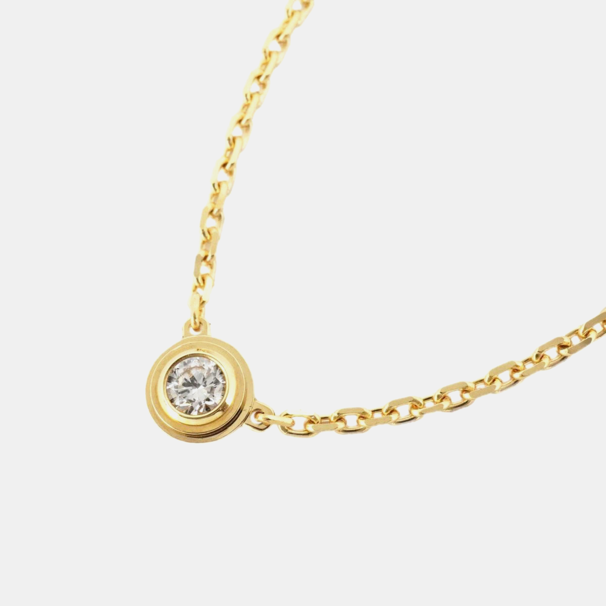 

Cartier 18K Yellow Gold and Diamond Diamants Légers Pendant Necklace