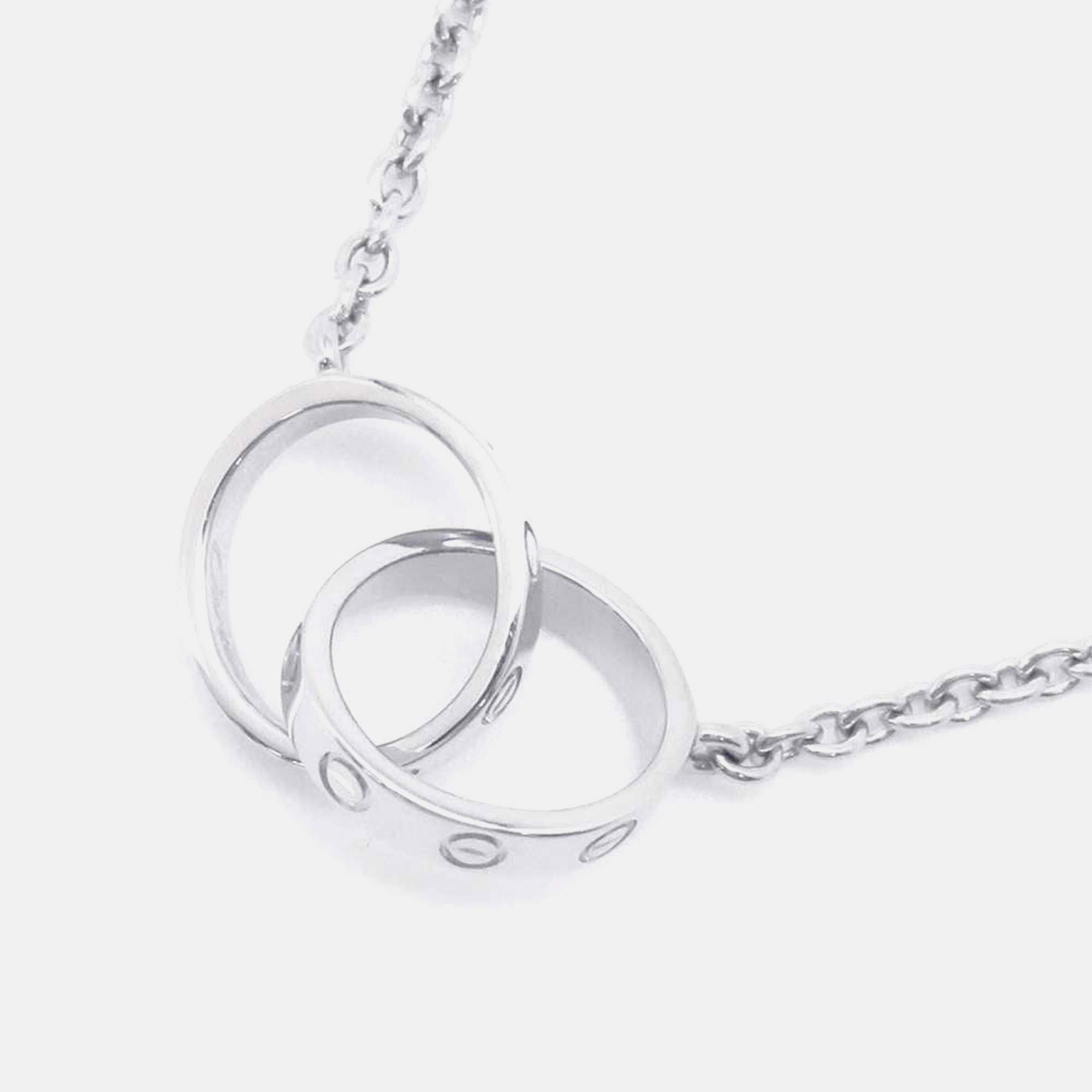 

CARTIER 18K White Gold Baby Love Necklace