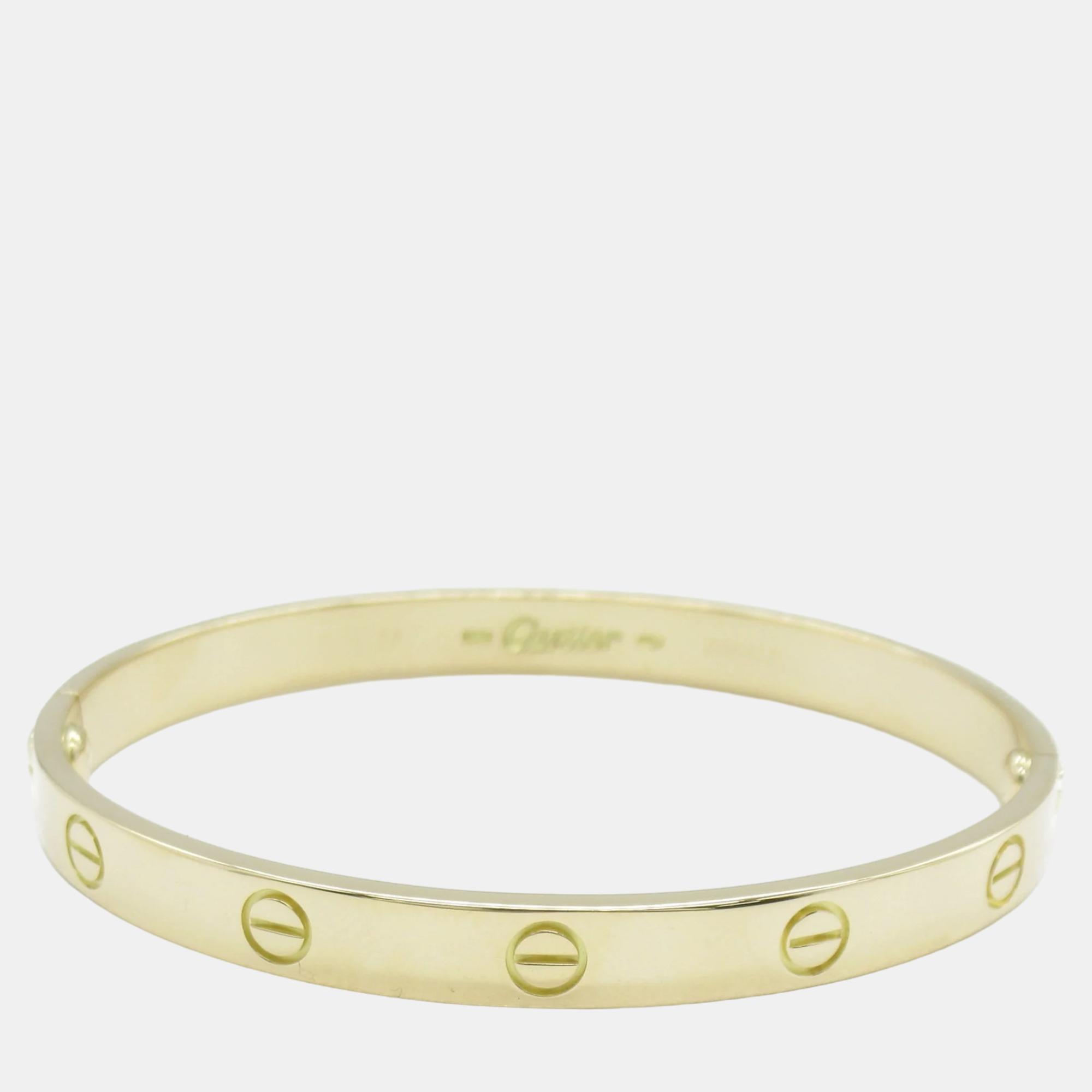 

Cartier 18K Yellow Gold Love Bangle Bracelet