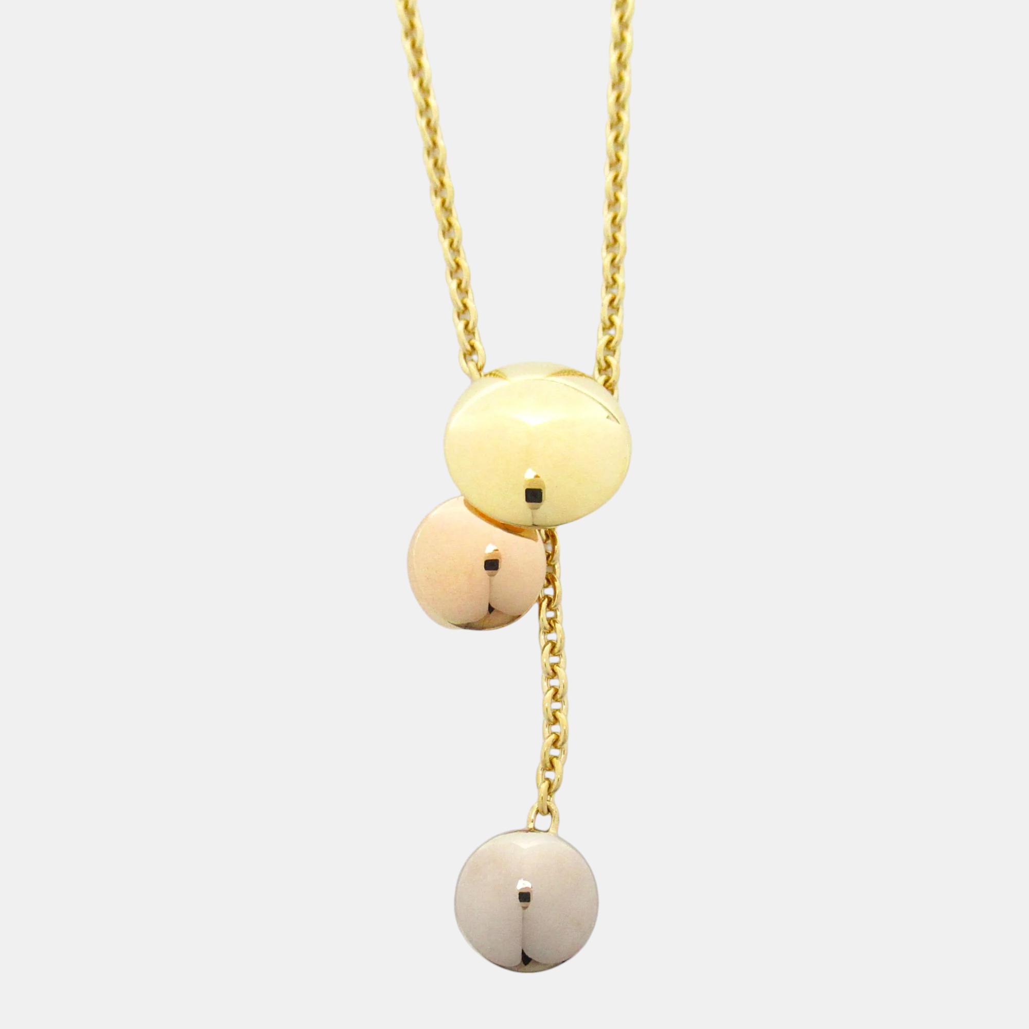 

Cartier 18K Yellow, Rose, White Gold Sweet Trinity Pendant Necklace