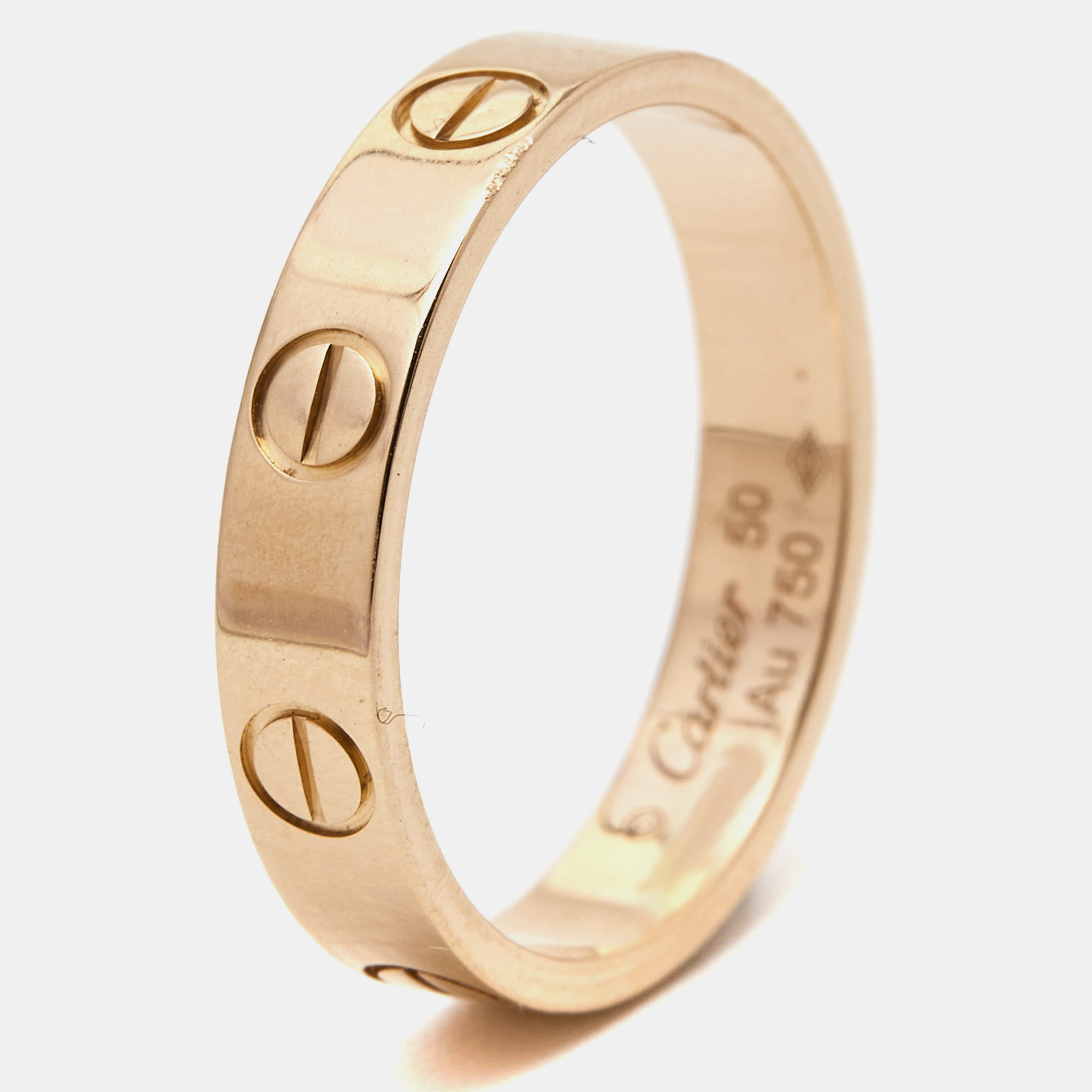

Cartier Love 18k Rose Gold Ring Size