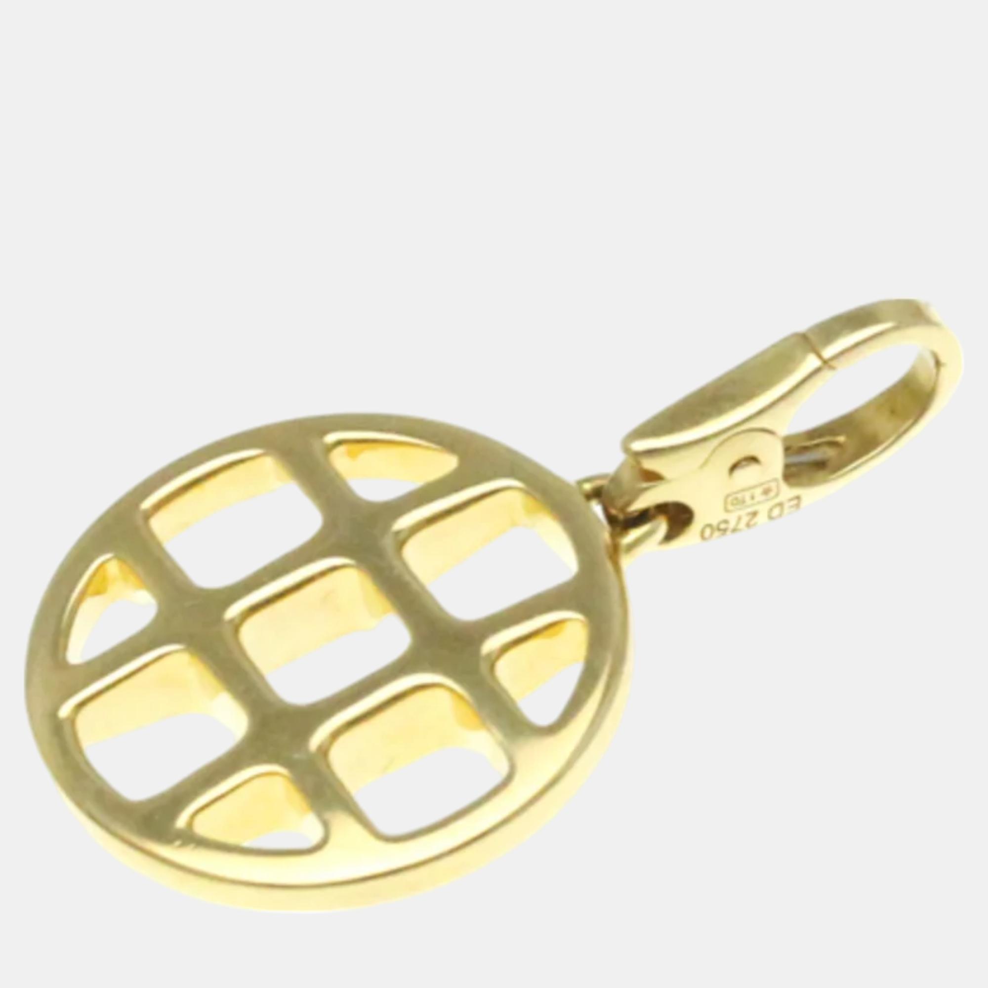 Pre-owned Cartier 18k Yellow Gold Pasha Charm Pendant