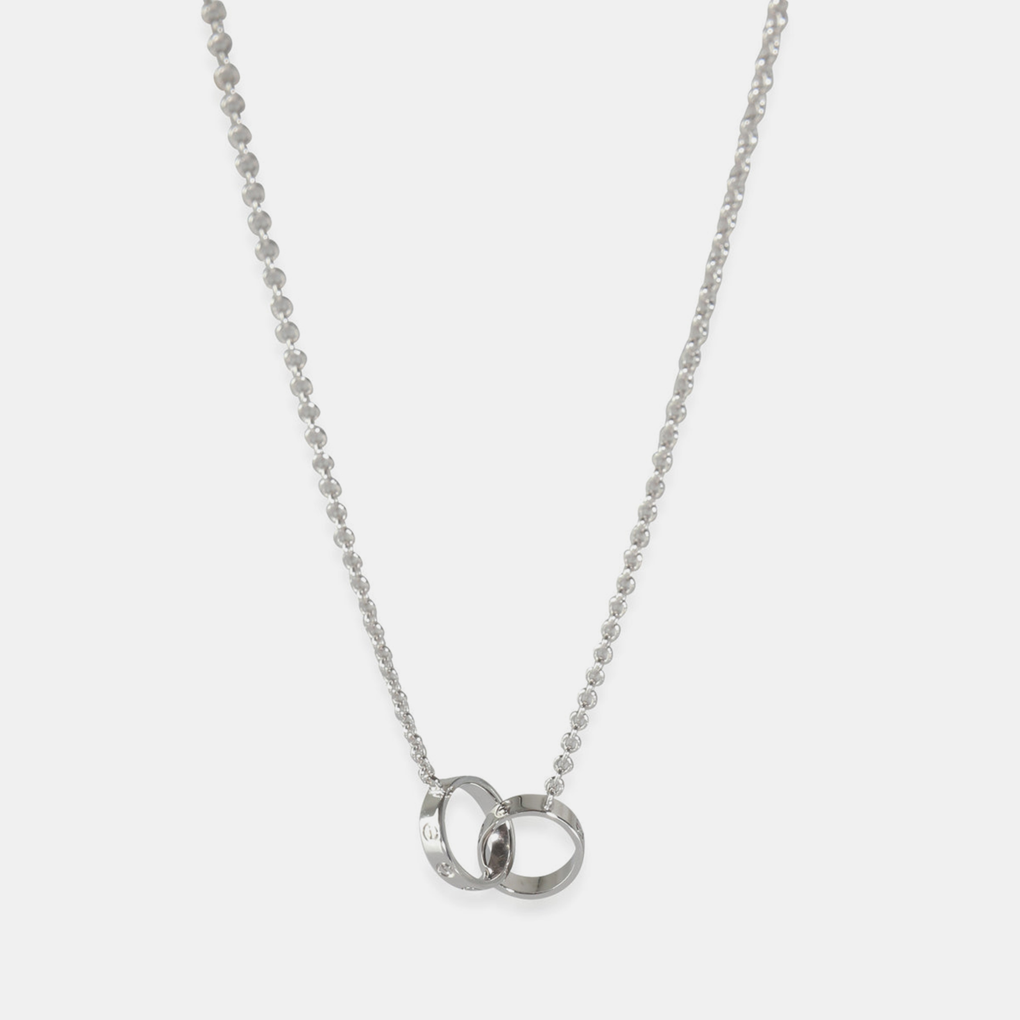 

Cartier 18k White Gold Love Fashion Necklace