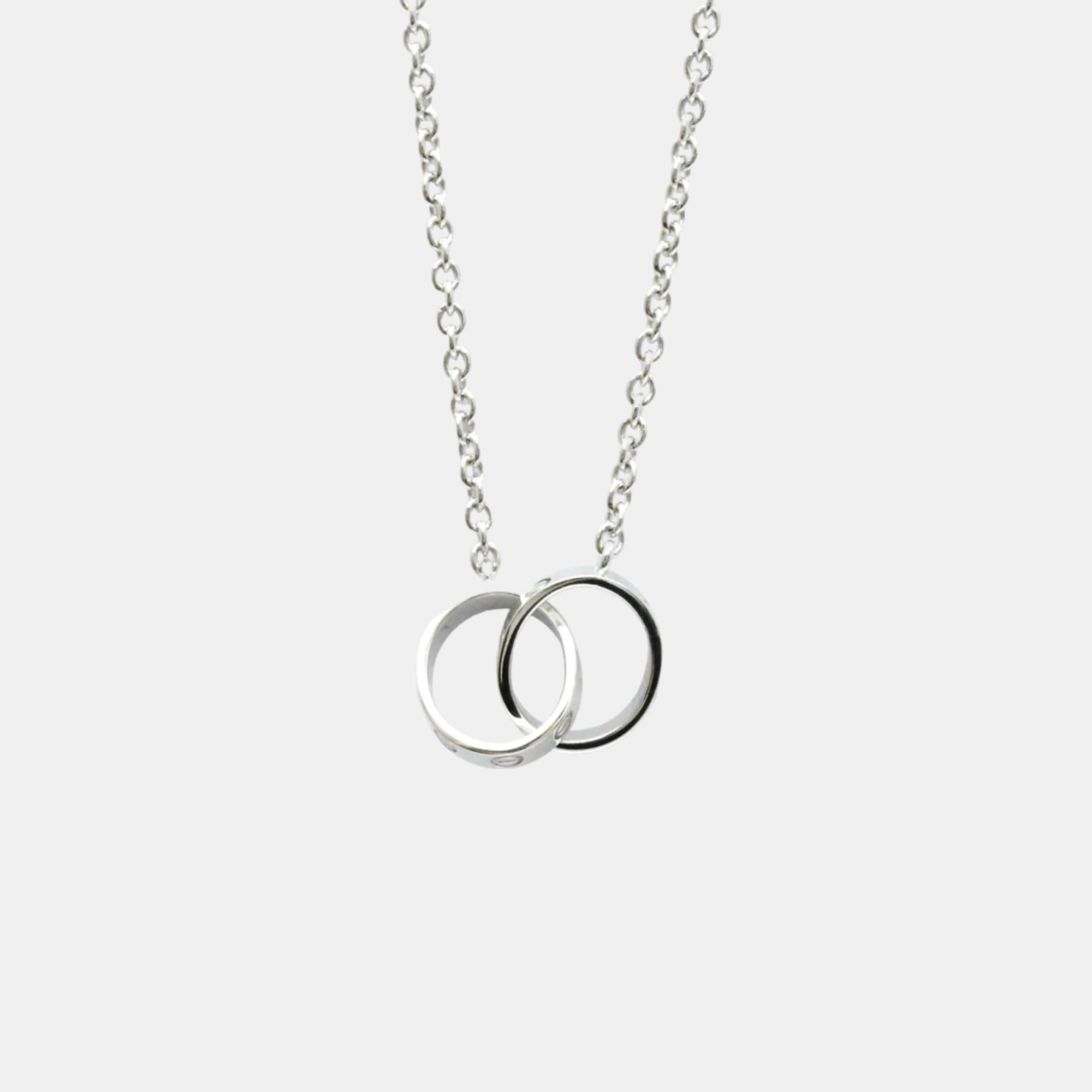 

Cartier 18K White Gold Love Pendant Necklace