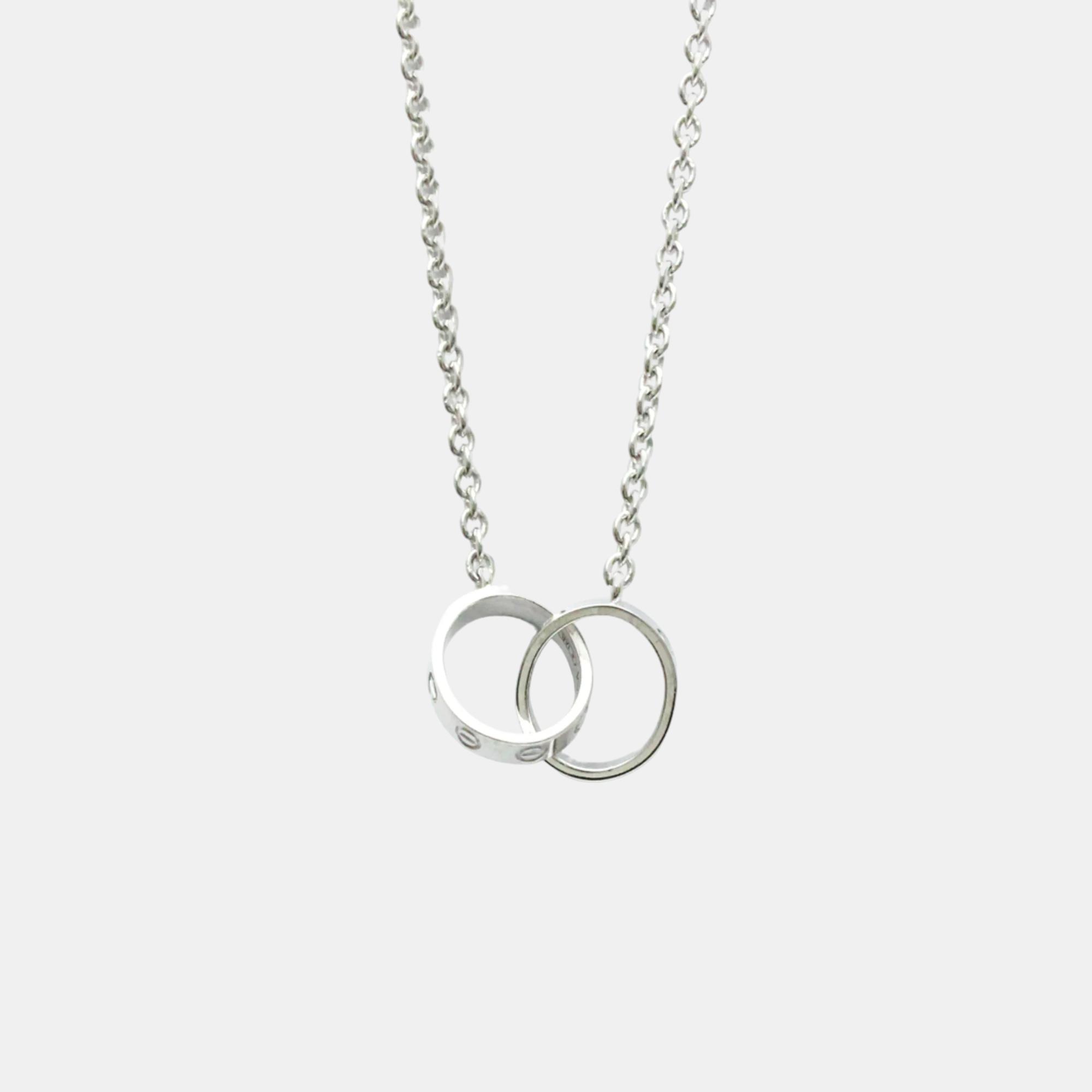 

Cartier 18K White Gold Love Pendant Necklace