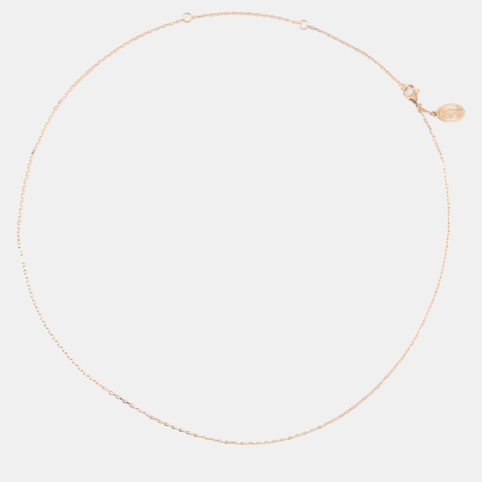 

Cartier 18K Yellow Gold Double C Chain Necklace