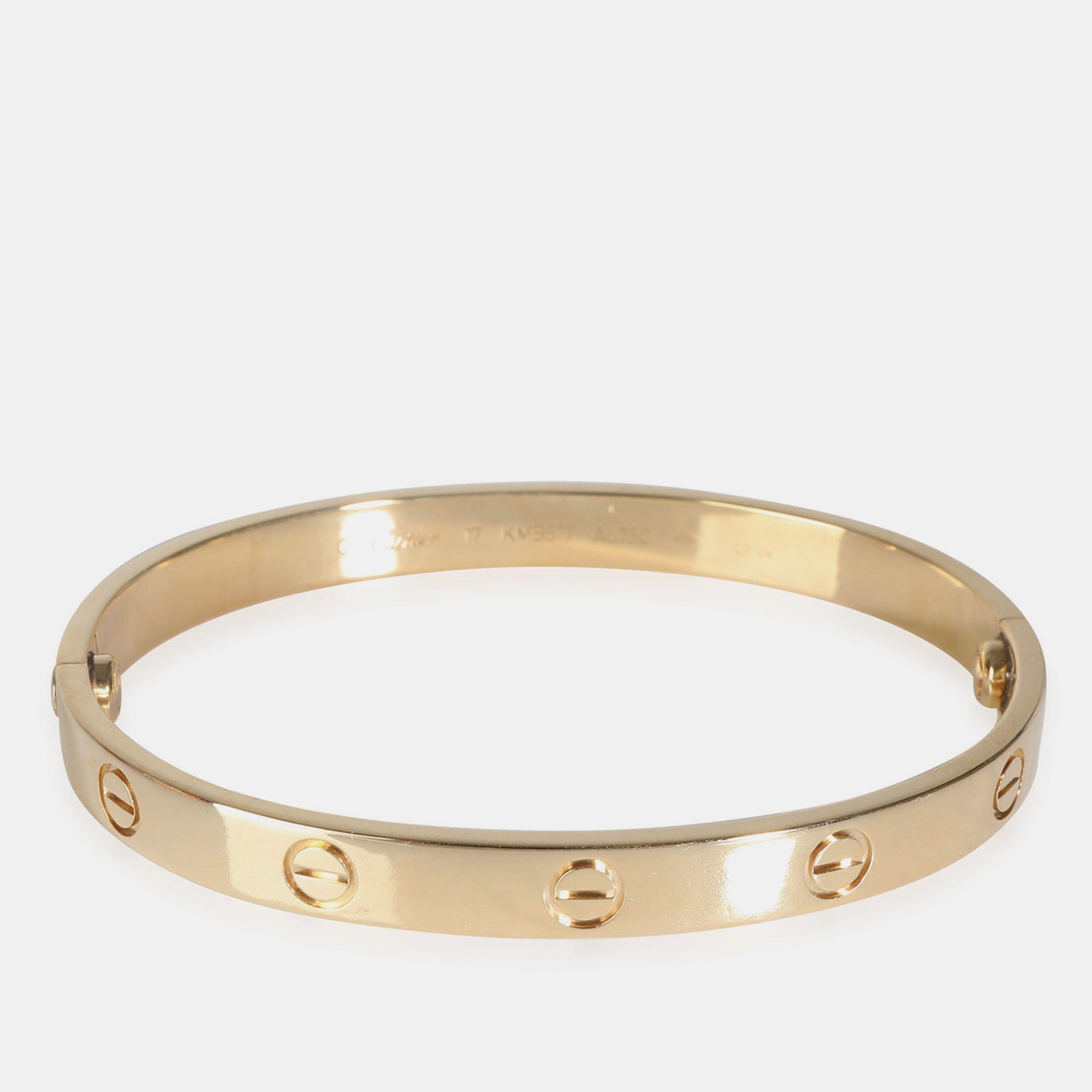 

Cartier Yellow Gold Love Bracelet