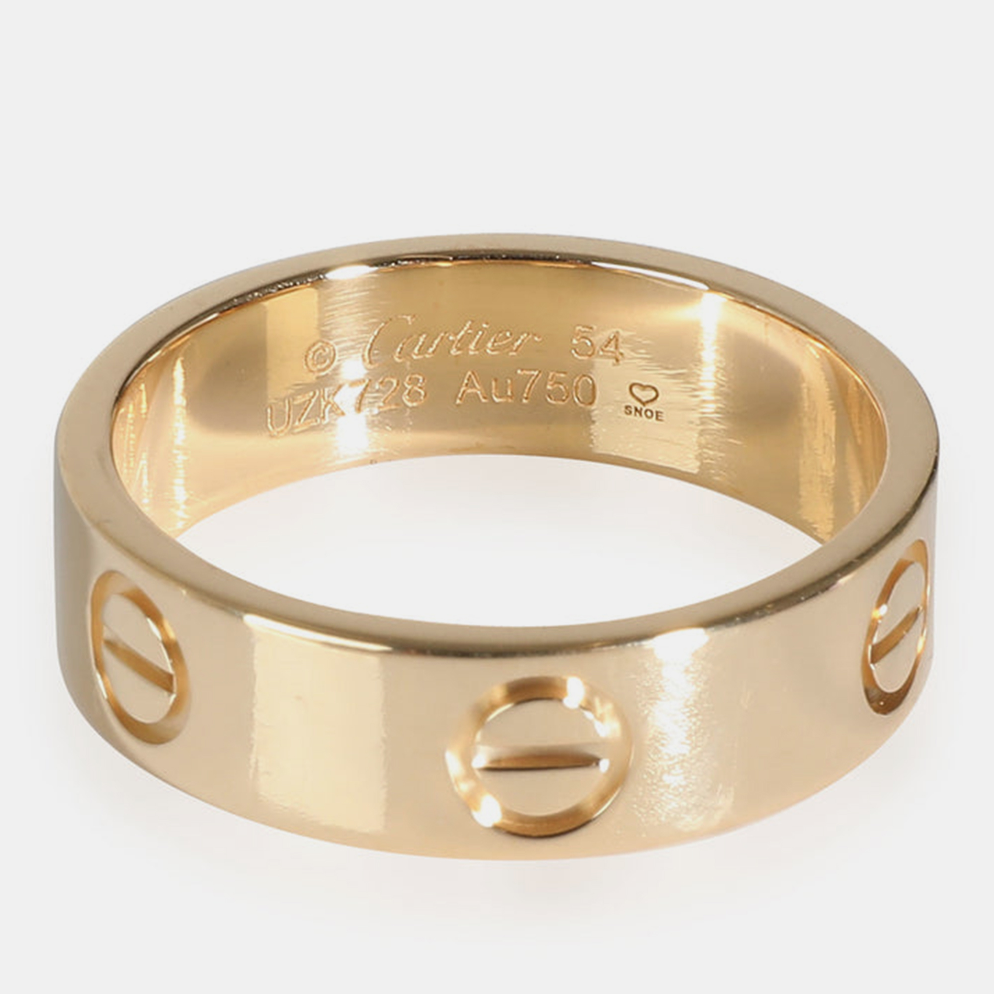 

Cartier Yellow Gold Love Ring