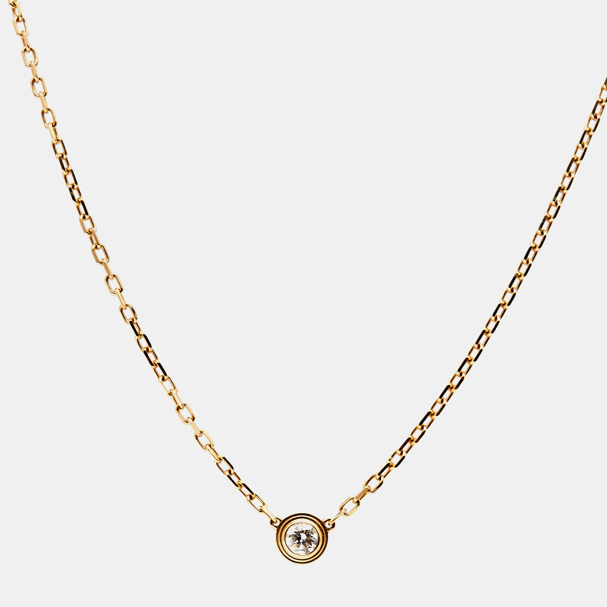

Cartier d'Amour Diamond 18k Yellow Gold Necklace