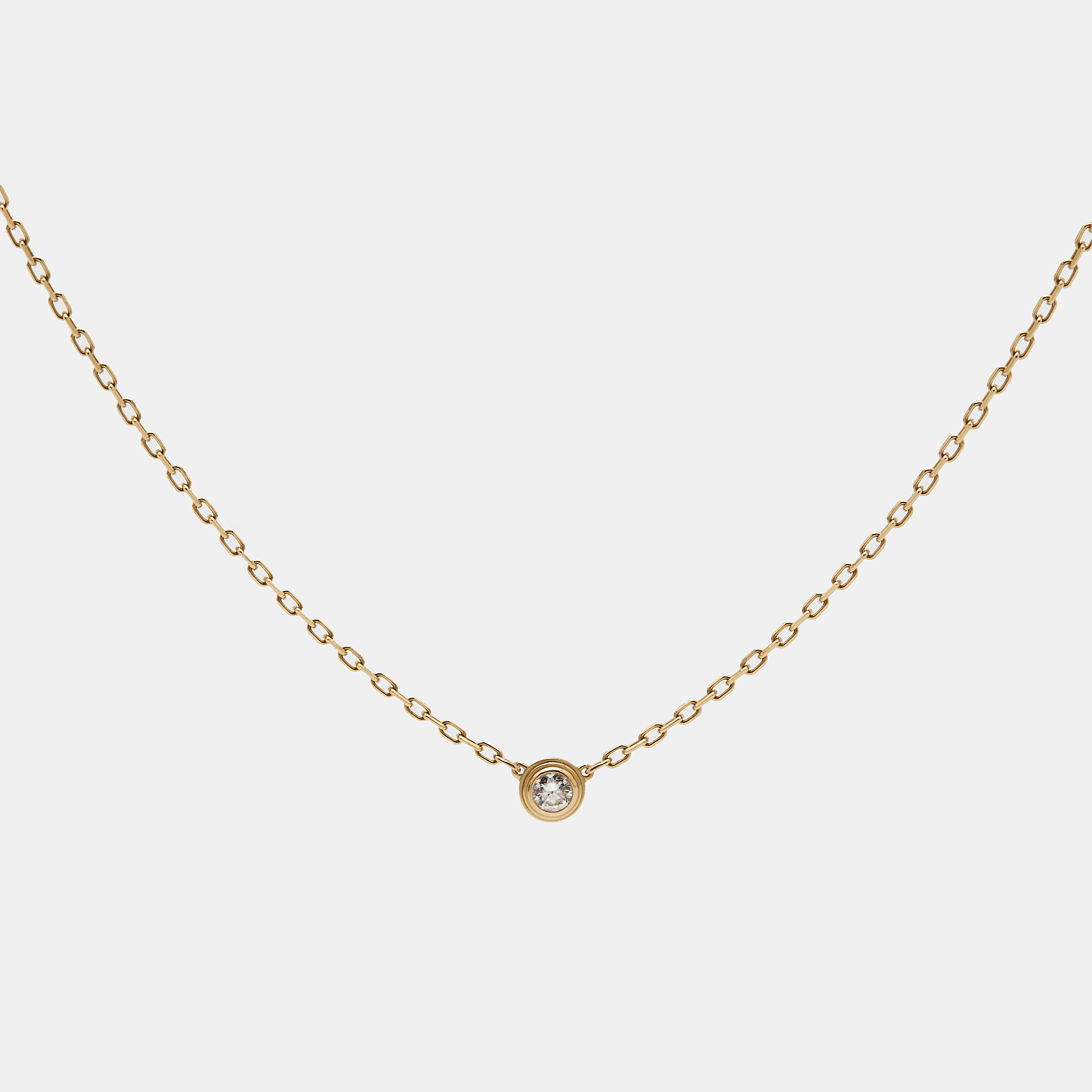 Cartier d'Amour Diamond 18k Yellow Gold Necklace