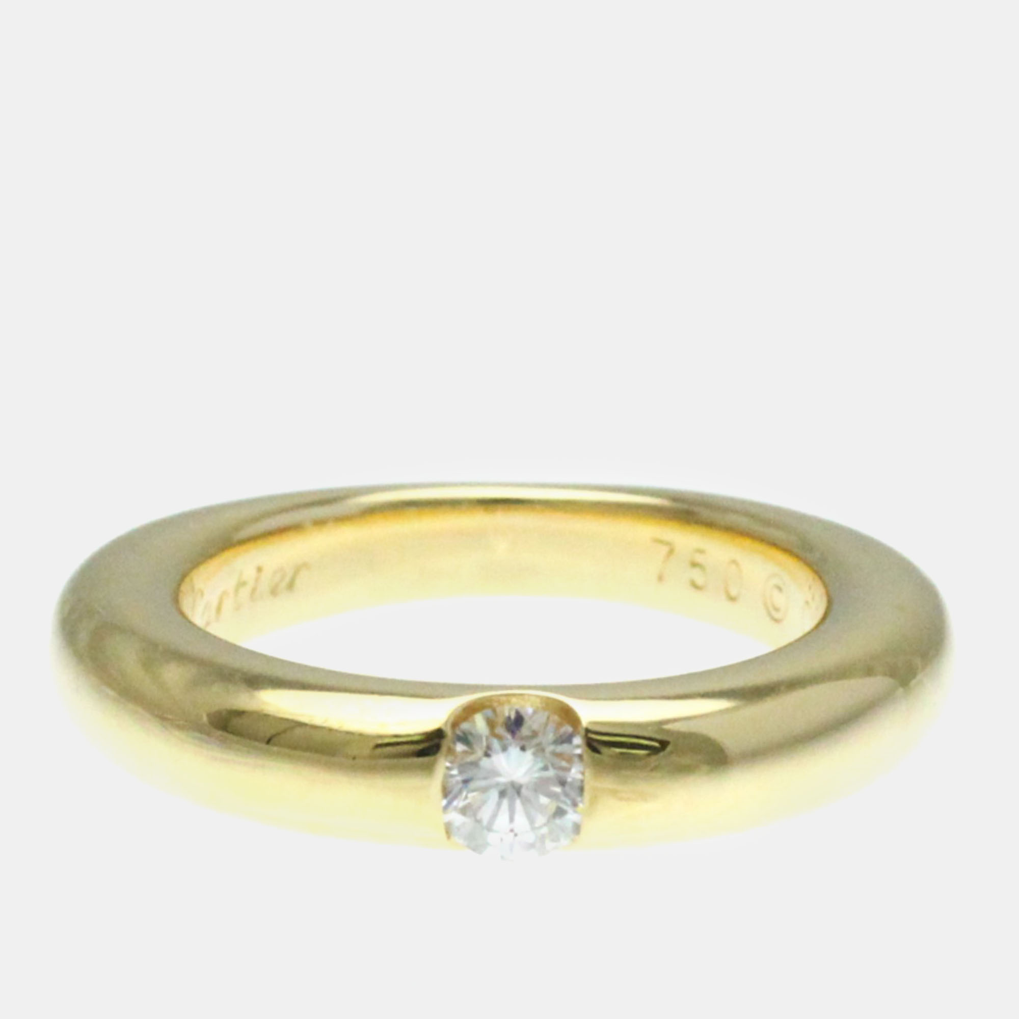 

Cartier 18K Yellow Gold Ellipse Ring EU 51