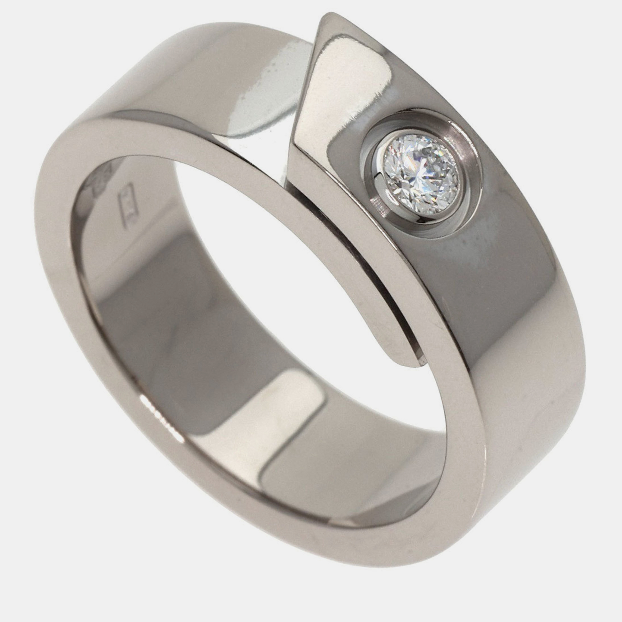 

Cartier 18K White Gold Anniversary Band Ring EU 48