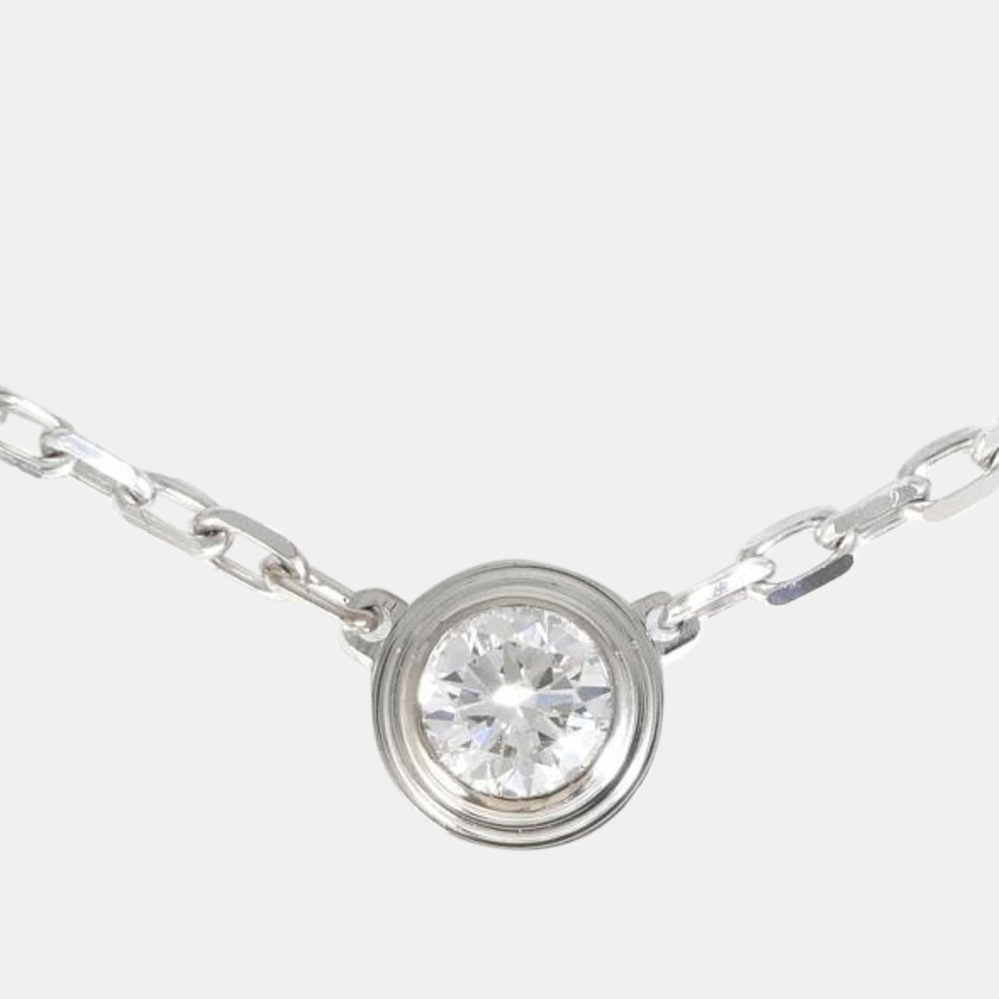 

Cartier 18k White Gold Cartier D'amour Necklace