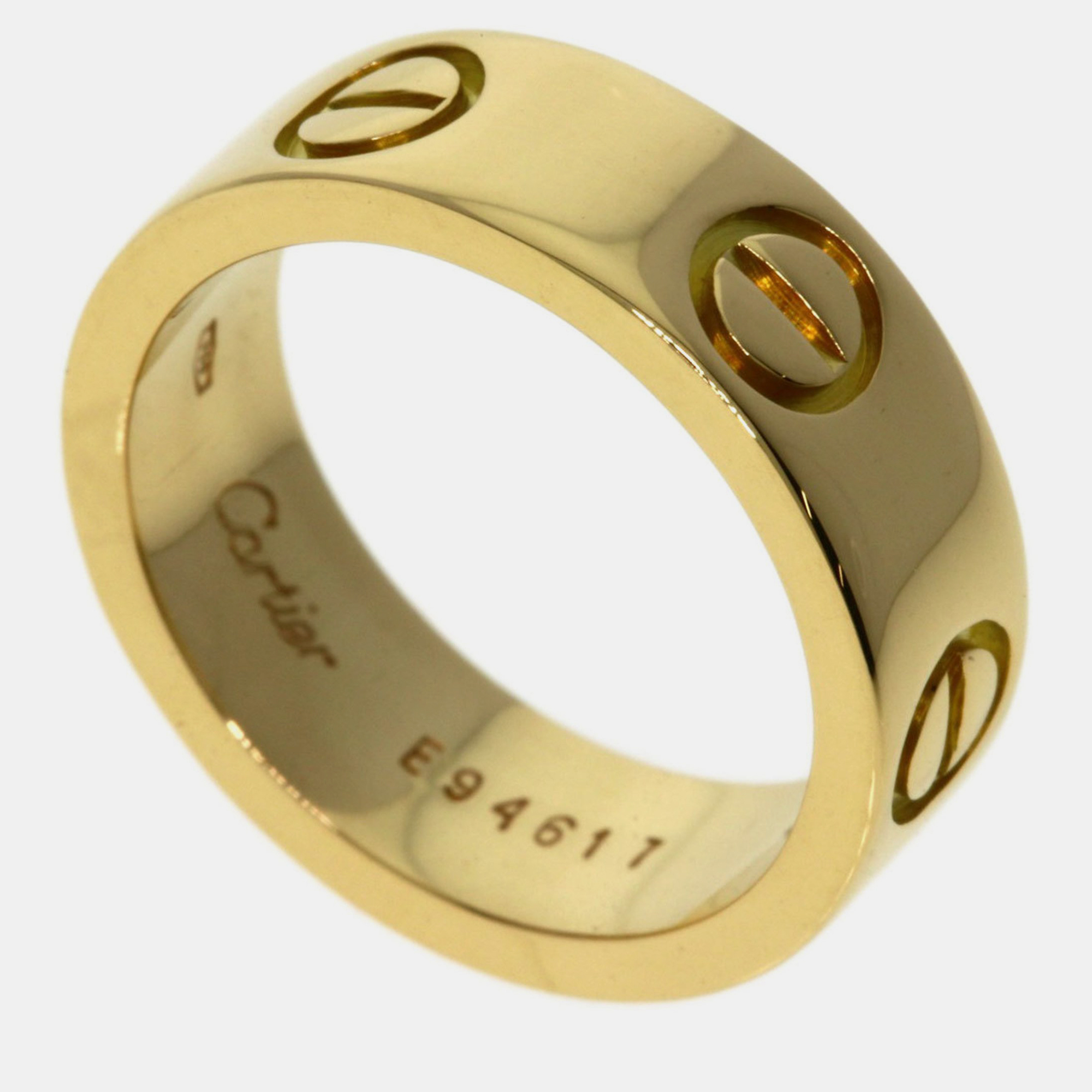 

Cartier 18K Yellow Gold Love Band Ring EU 47