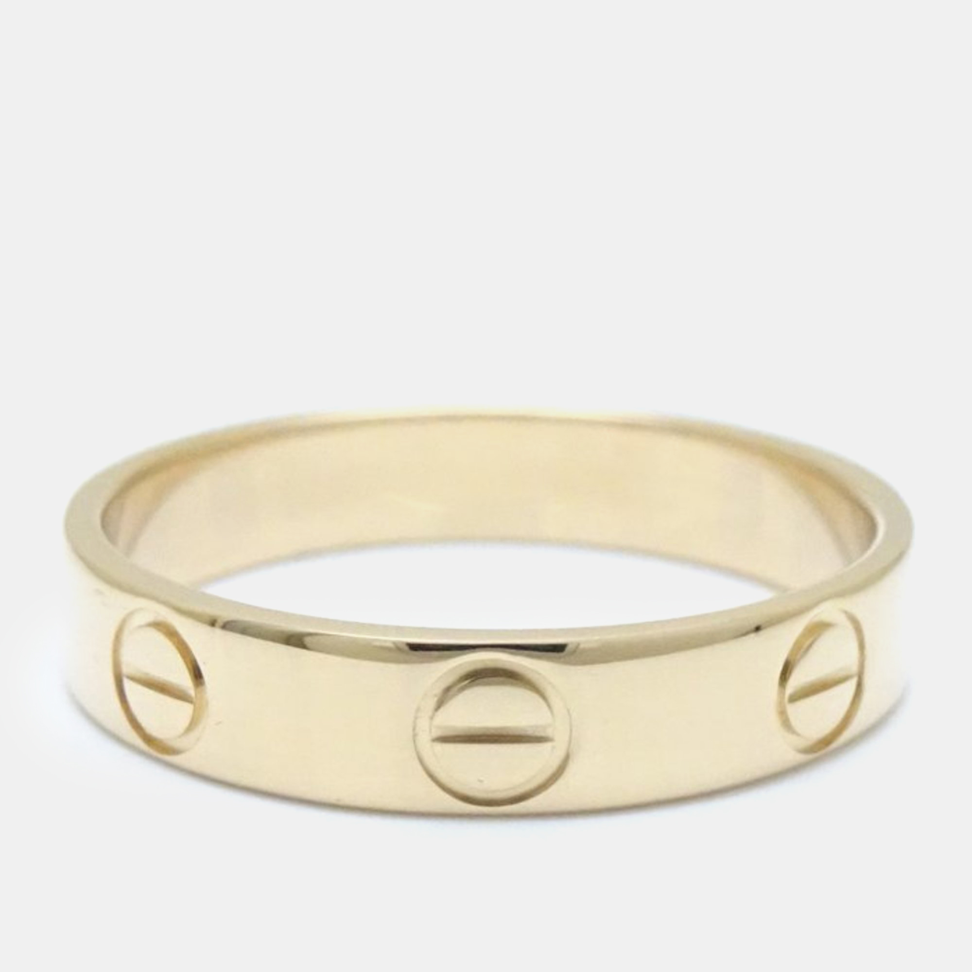 

Cartier 18K Yellow Gold Love Band Ring EU 51