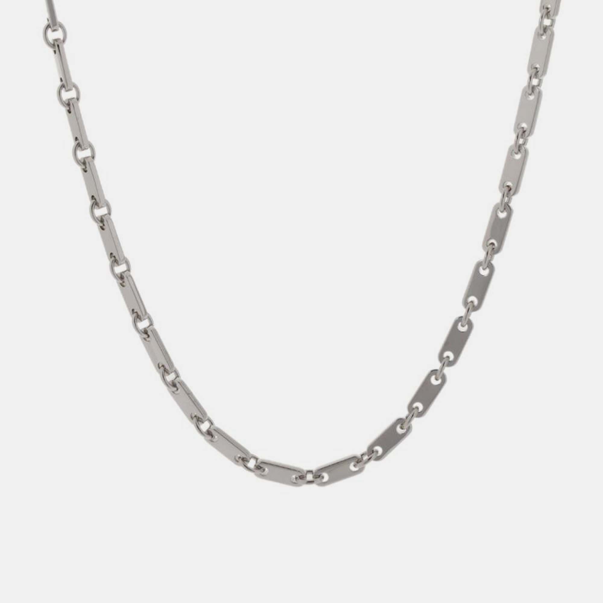 

Cartier 18K White Gold Chain Necklace, Silver
