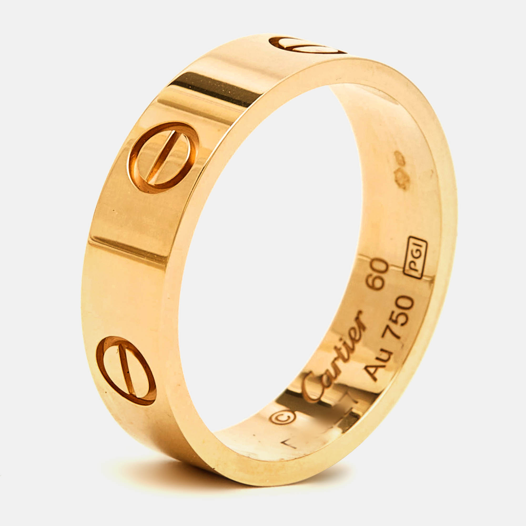 

Cartier Love 18k Yellow Gold Ring Size