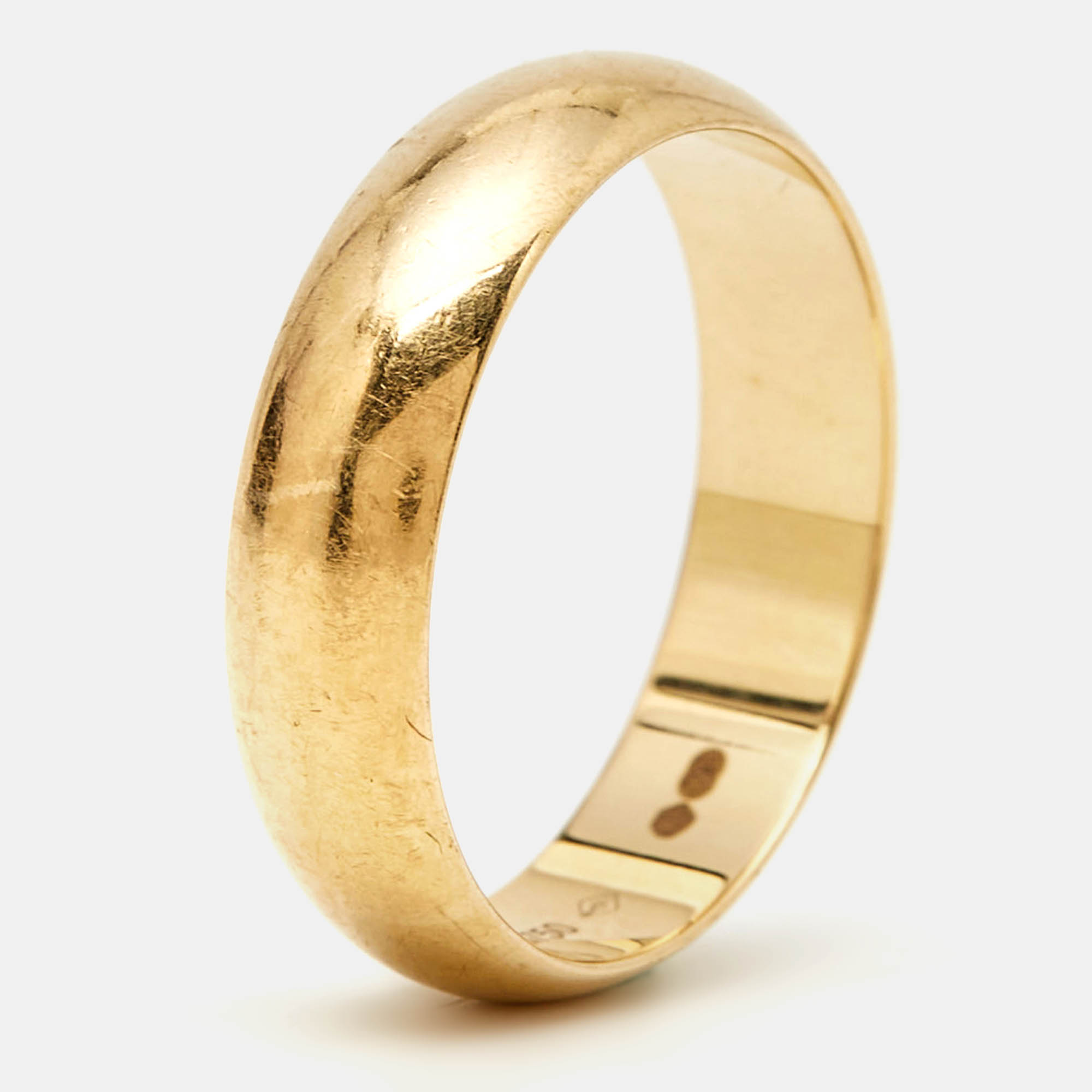 

Cartier 1895 18k Yellow Gold Wedding Band Ring Size