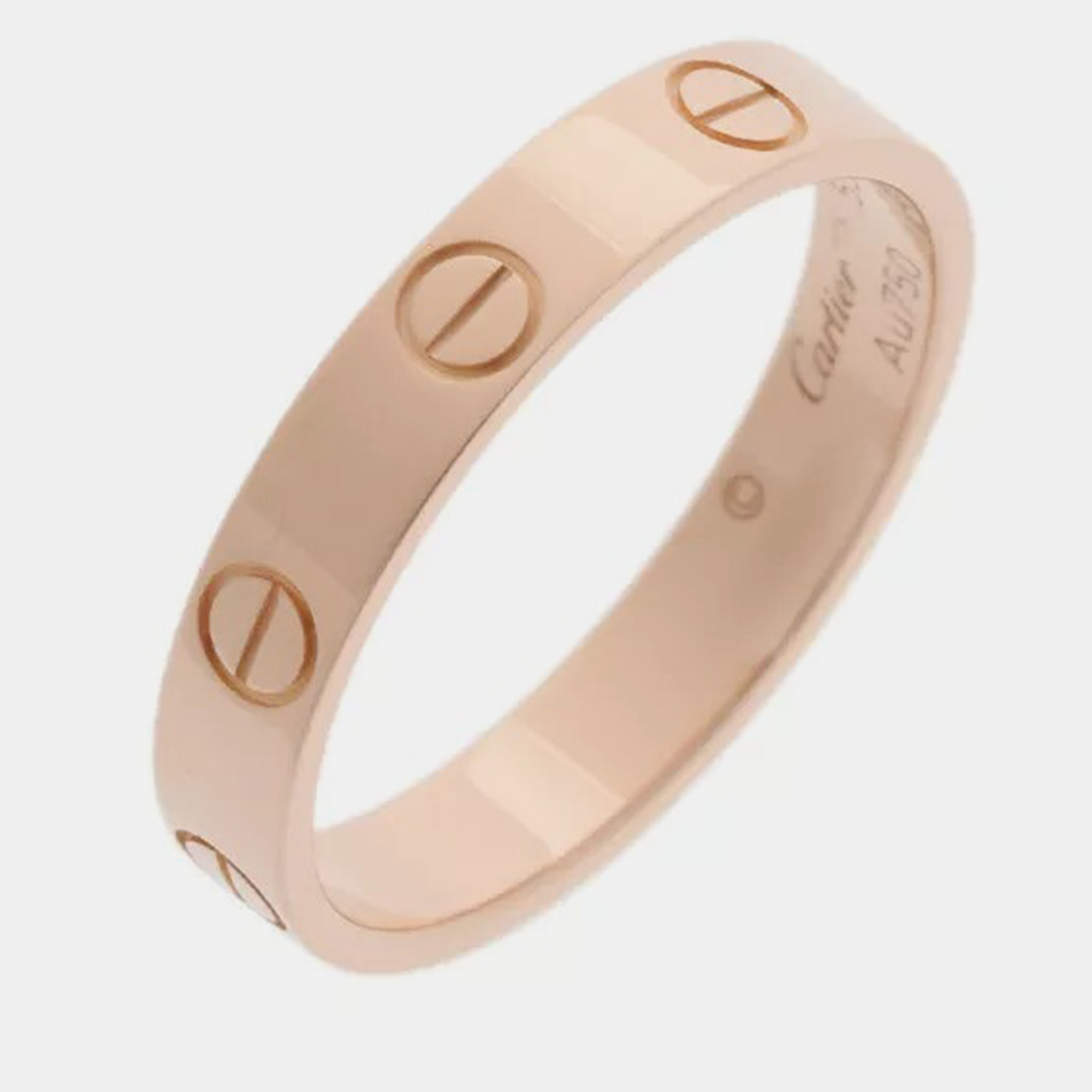 

Cartier 18K Rose Gold Love Ring Size 55