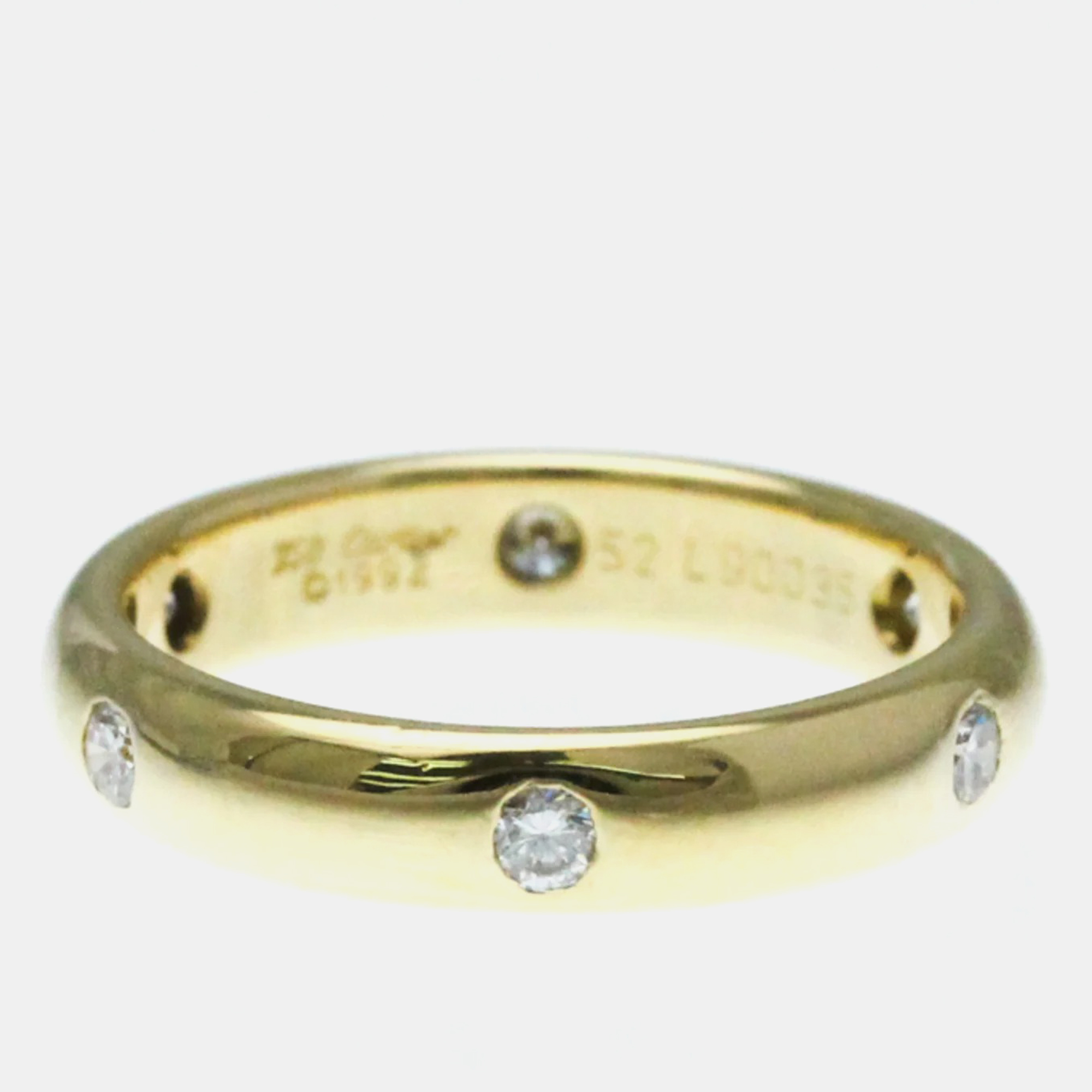 

Cartier 18K Yellow Gold Stella Diamond Stella Band Ring EU 52