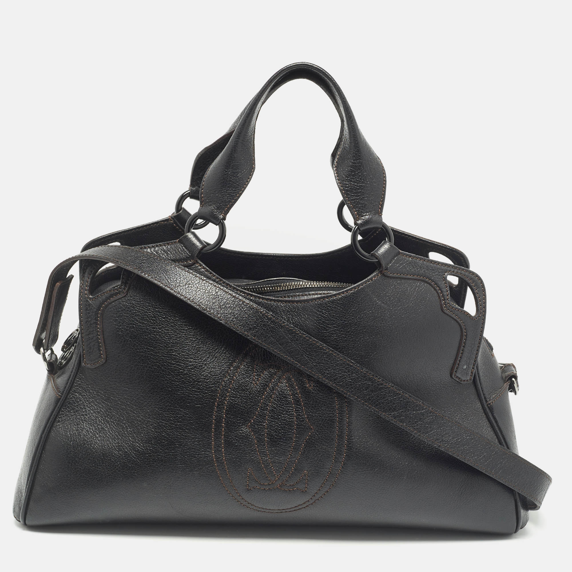 

Cartier Black Leather Marcello de Cartier Bag